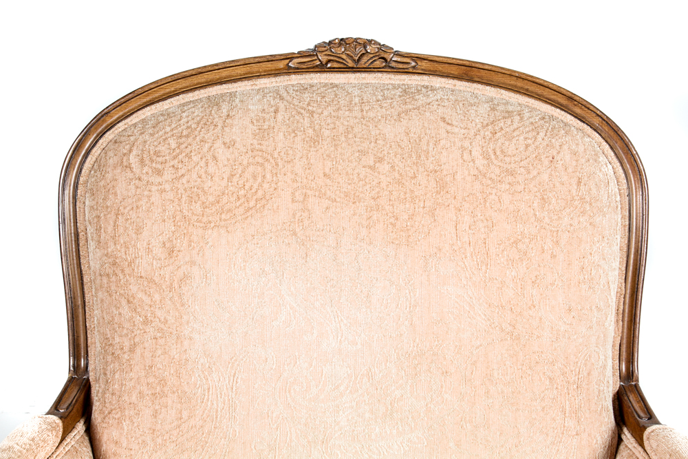 Vintage Ethan Allen Upholstered Armchair