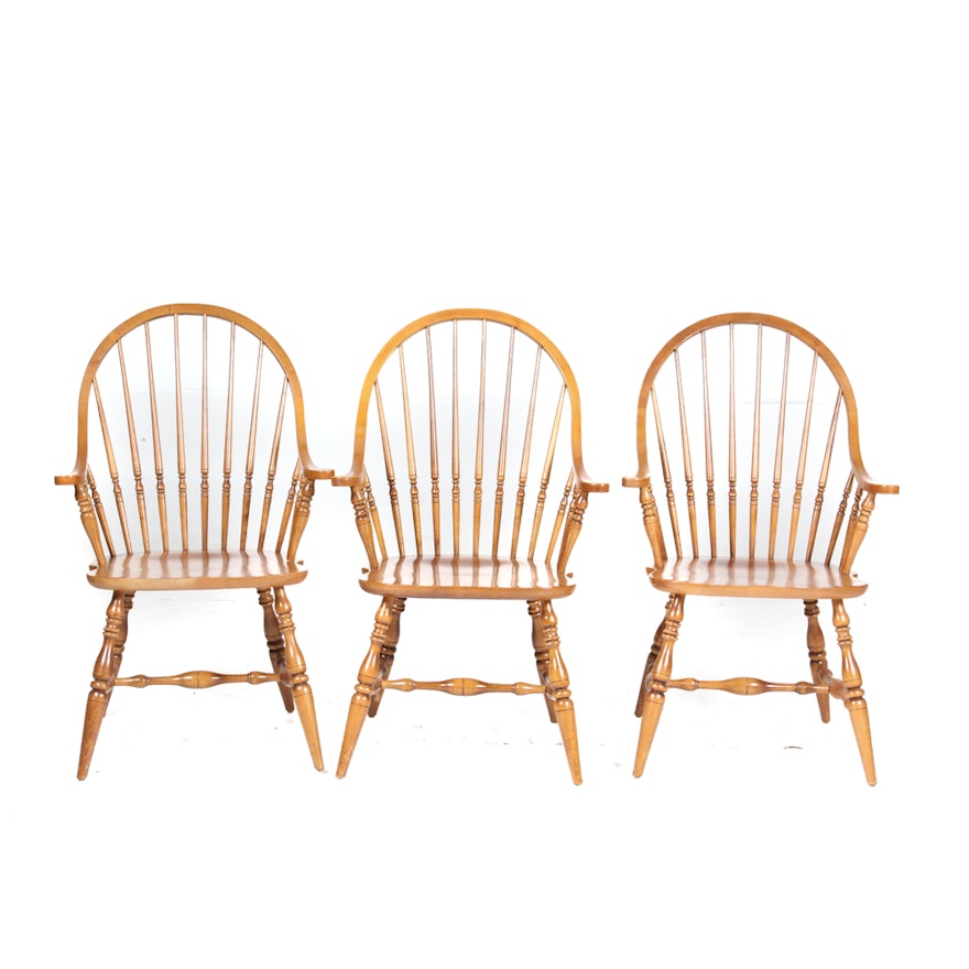 Ethan Allen Windsor Style Armchairs