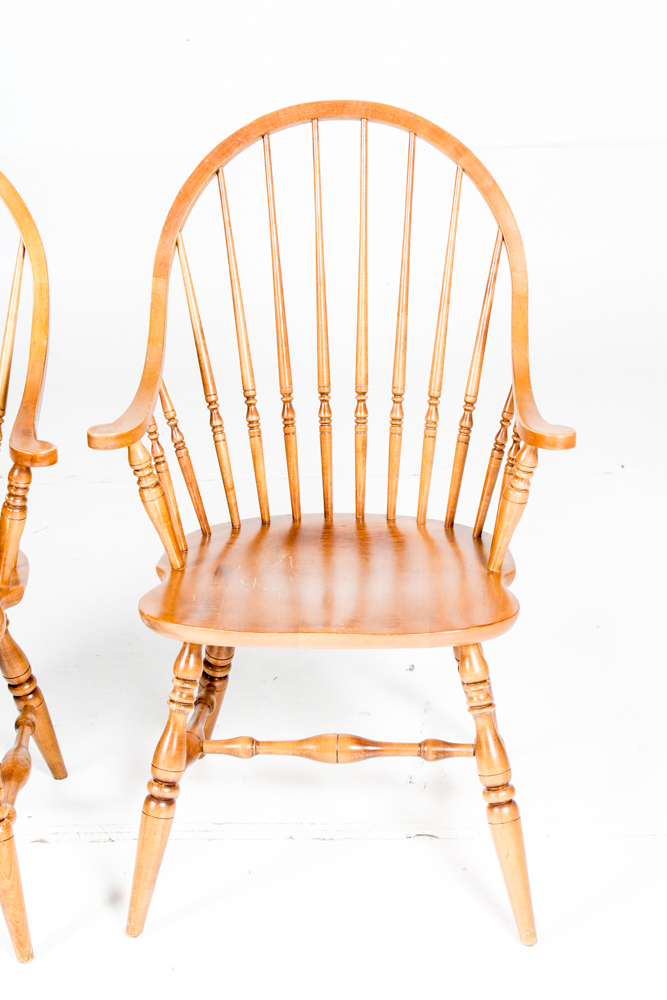 Ethan Allen Windsor Style Armchairs