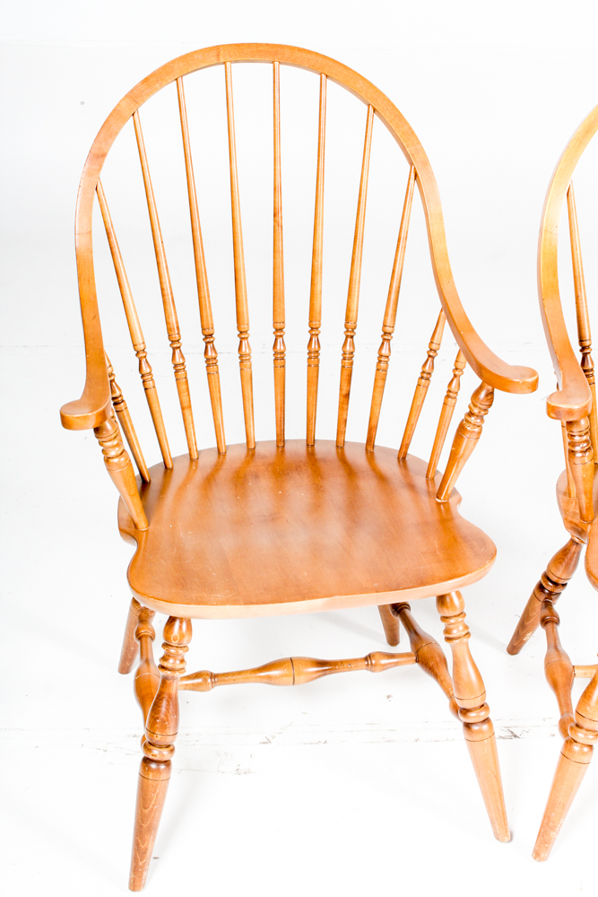 Ethan Allen Windsor Style Armchairs