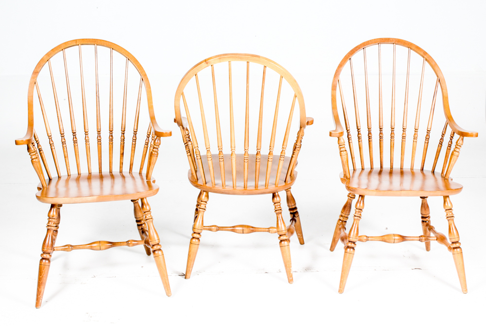 Ethan Allen Windsor Style Armchairs