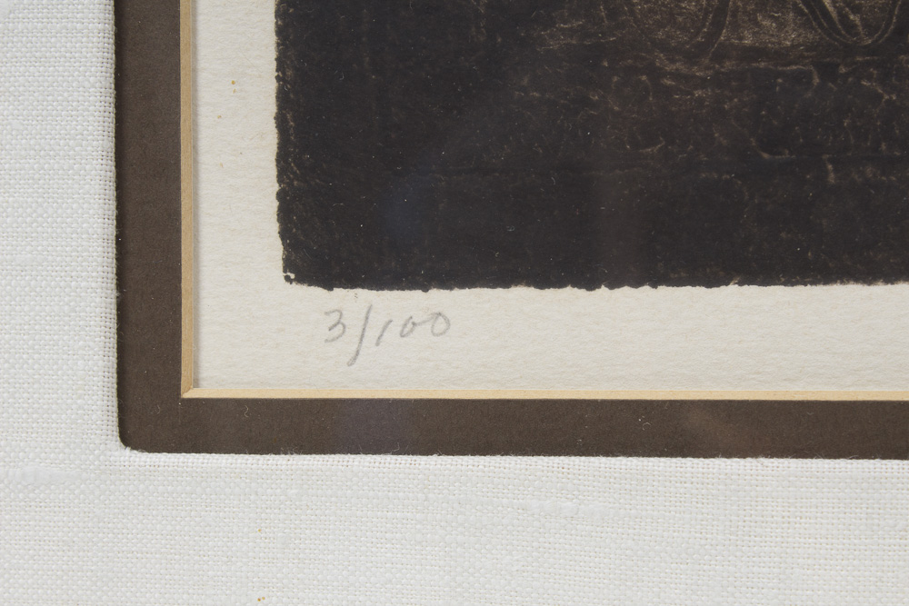 Marie Berger Limited Edition Mixed Media on Paper "Le Belle Oiseau"