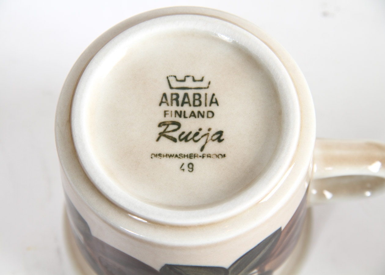 Vintage Arabia Finland "Ruija" Stoneware