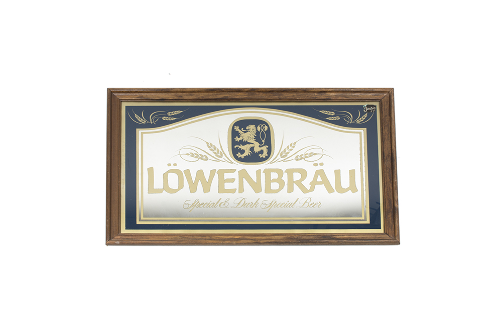 Löwenbräu Beer Bar Mirror