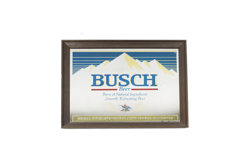 Busch Beer Bar Mirror EBTH