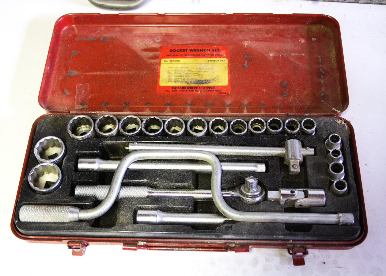 Collection of Metal Toolboxes with Contents