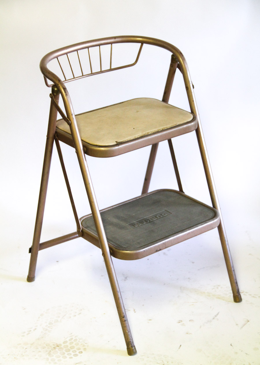 Pair of Vintage Metal Stools