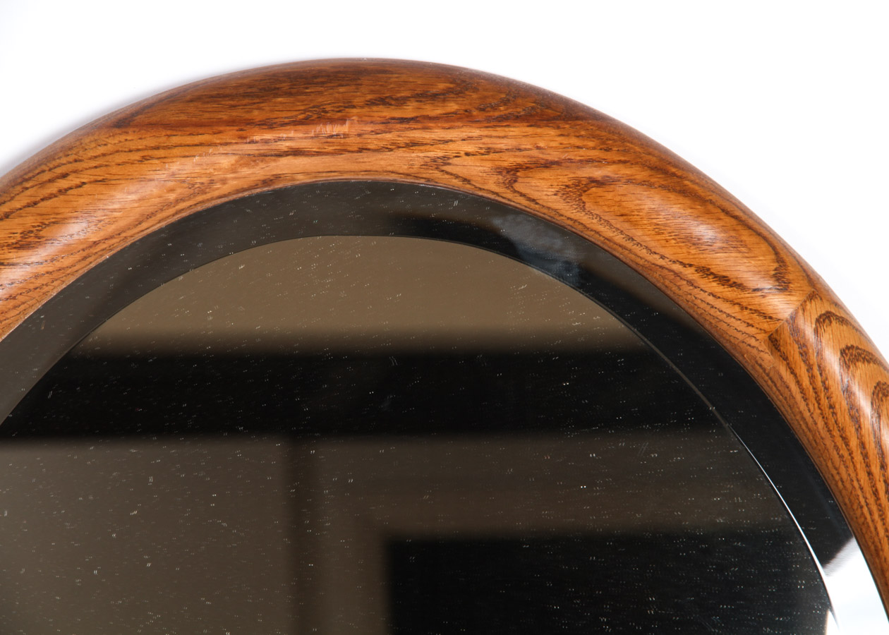 Wood Framed Wall Mirror