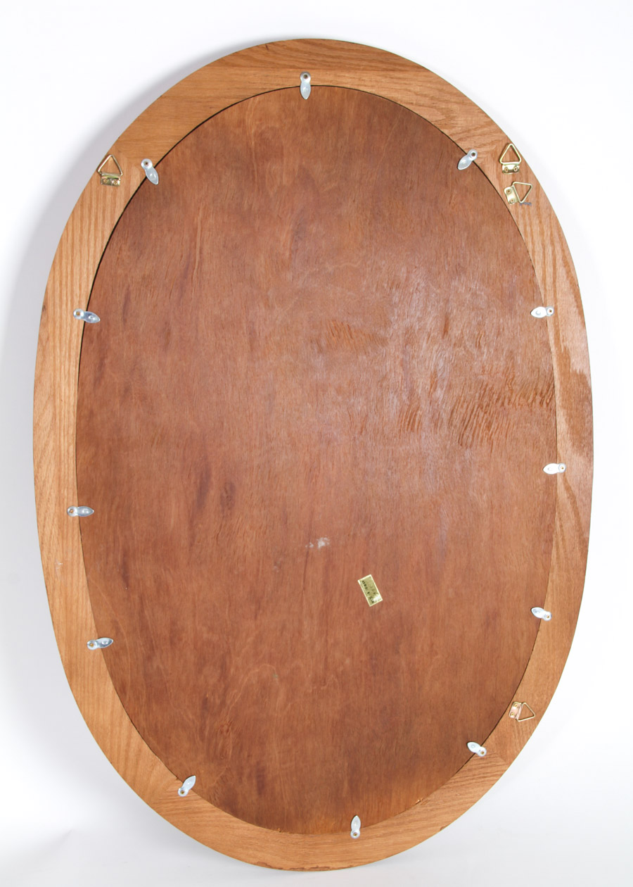 Wood Framed Wall Mirror