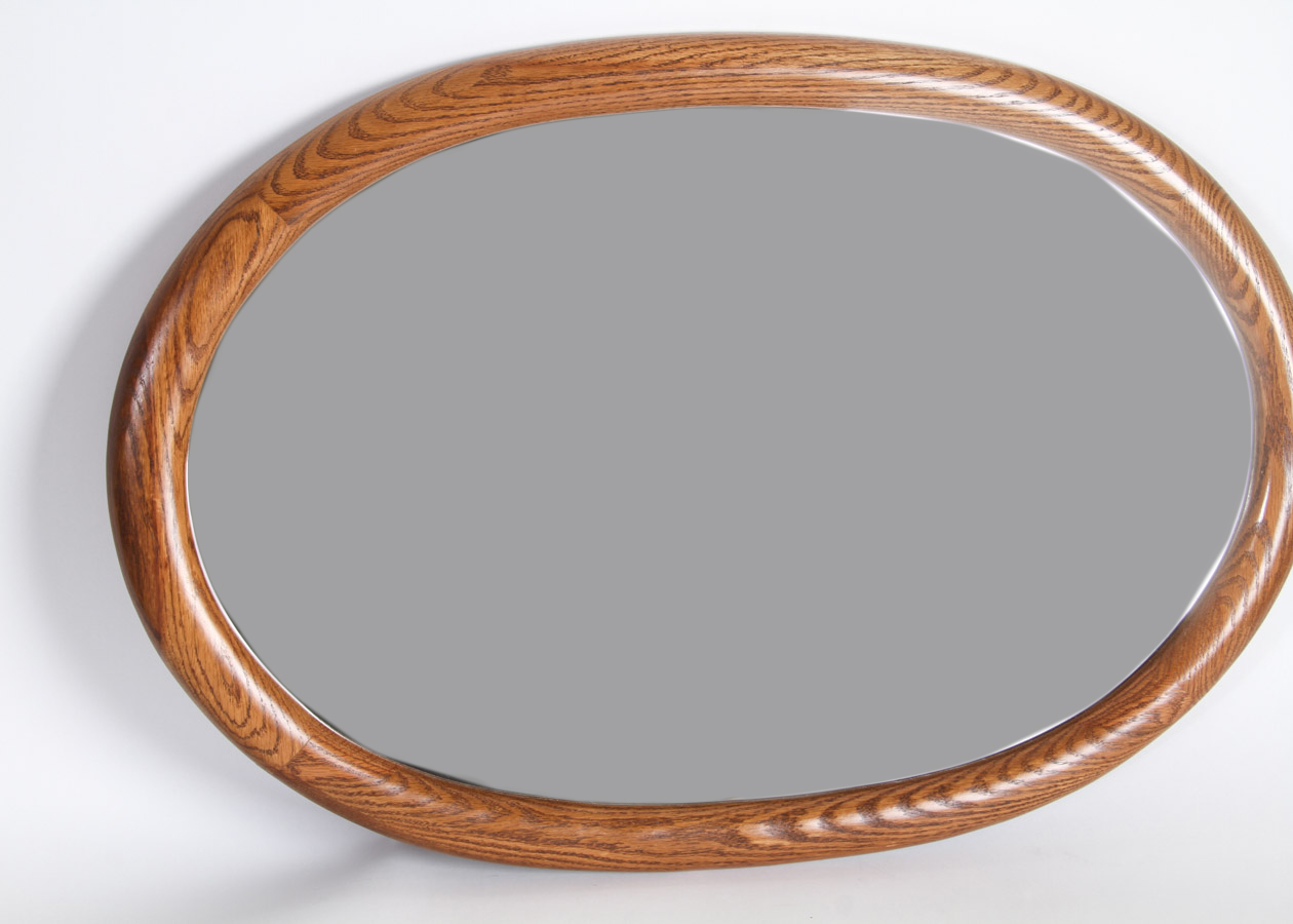 Wood Framed Wall Mirror