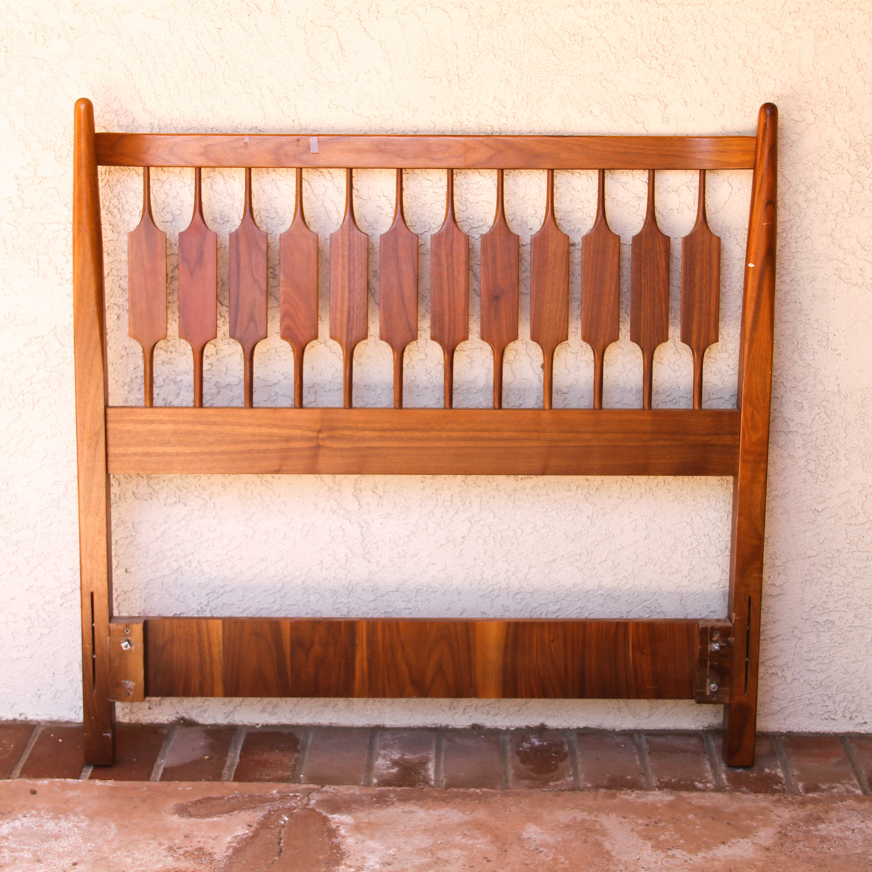 Danish Modern Wooden Twin Headboard