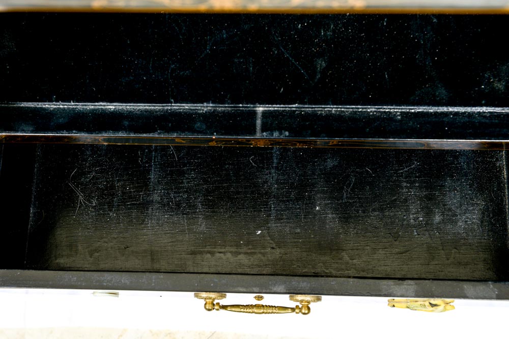 Chinoiserie Table with Shell Inlay