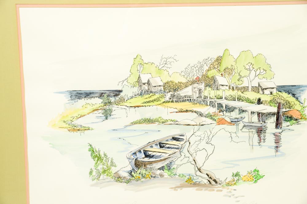 Framed Print of"The Cove" 33/200 M.Cole