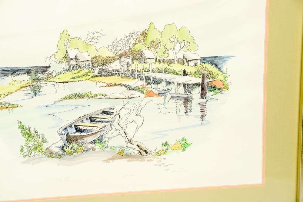 Framed Print of"The Cove" 33/200 M.Cole