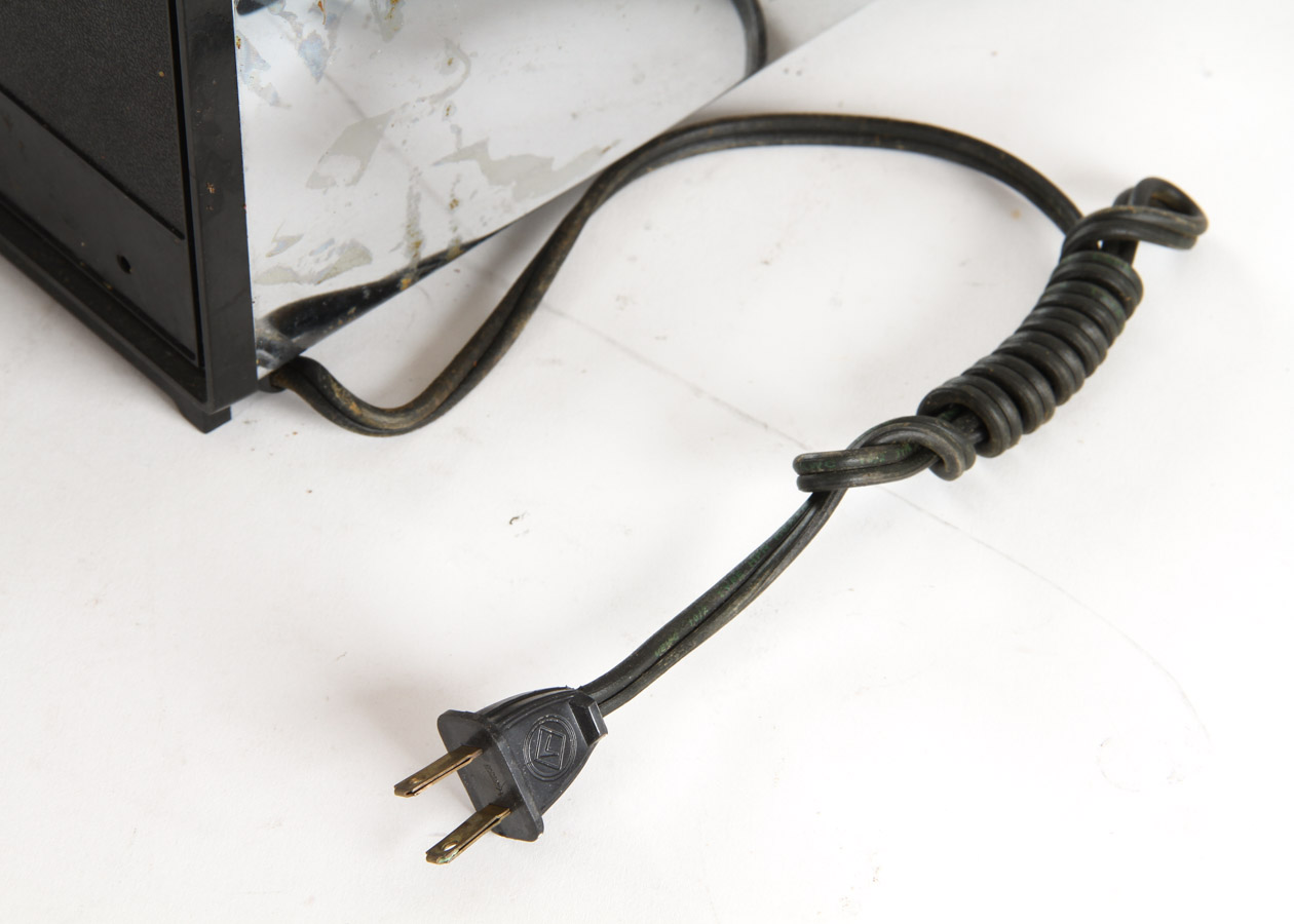 Vintage Chrome Toaster and Iron