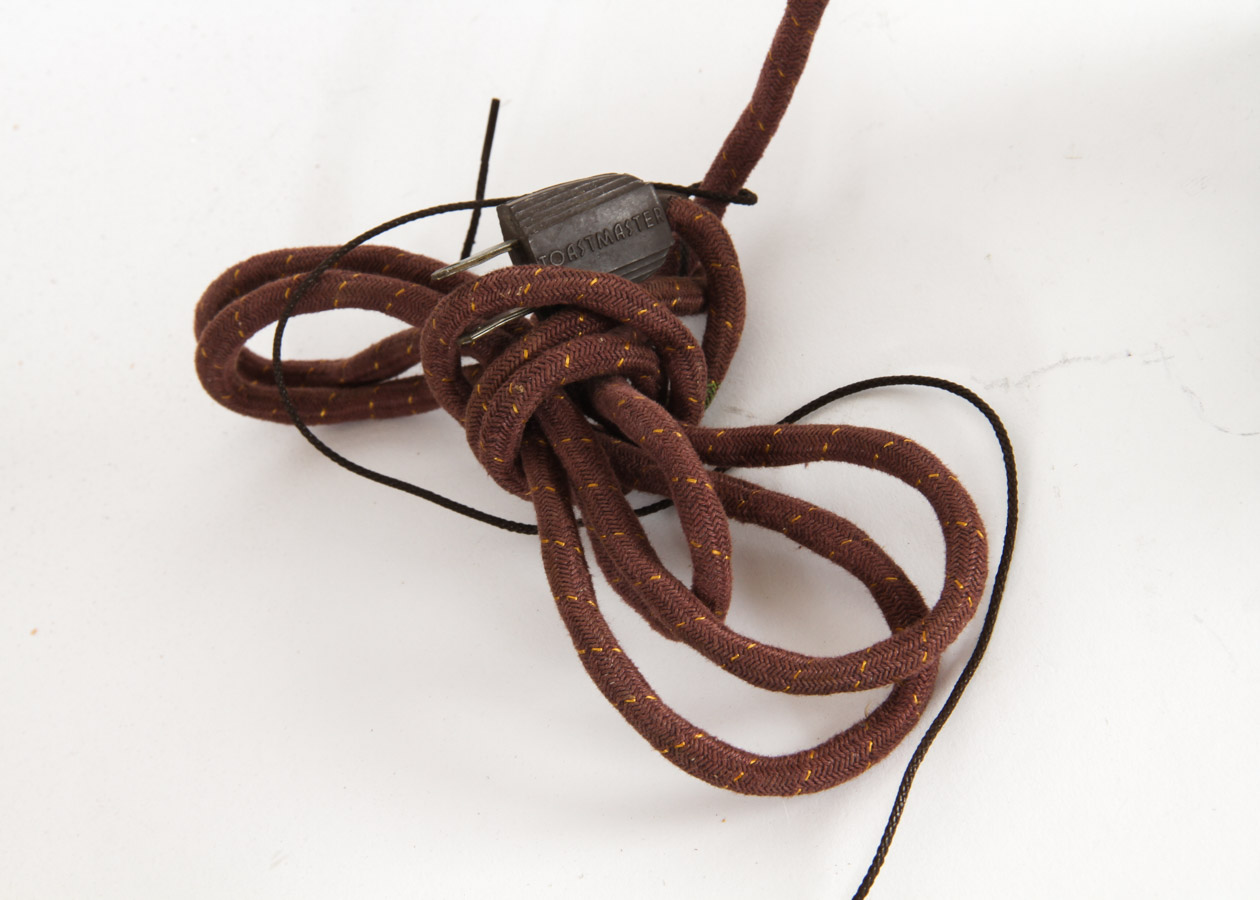 Vintage Chrome Toaster and Iron