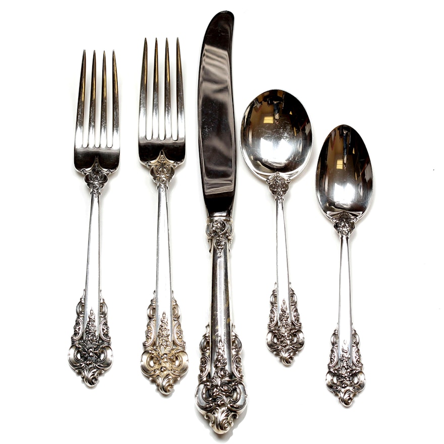 Wallace Sterling Silver "Grand Baroque" Flatware