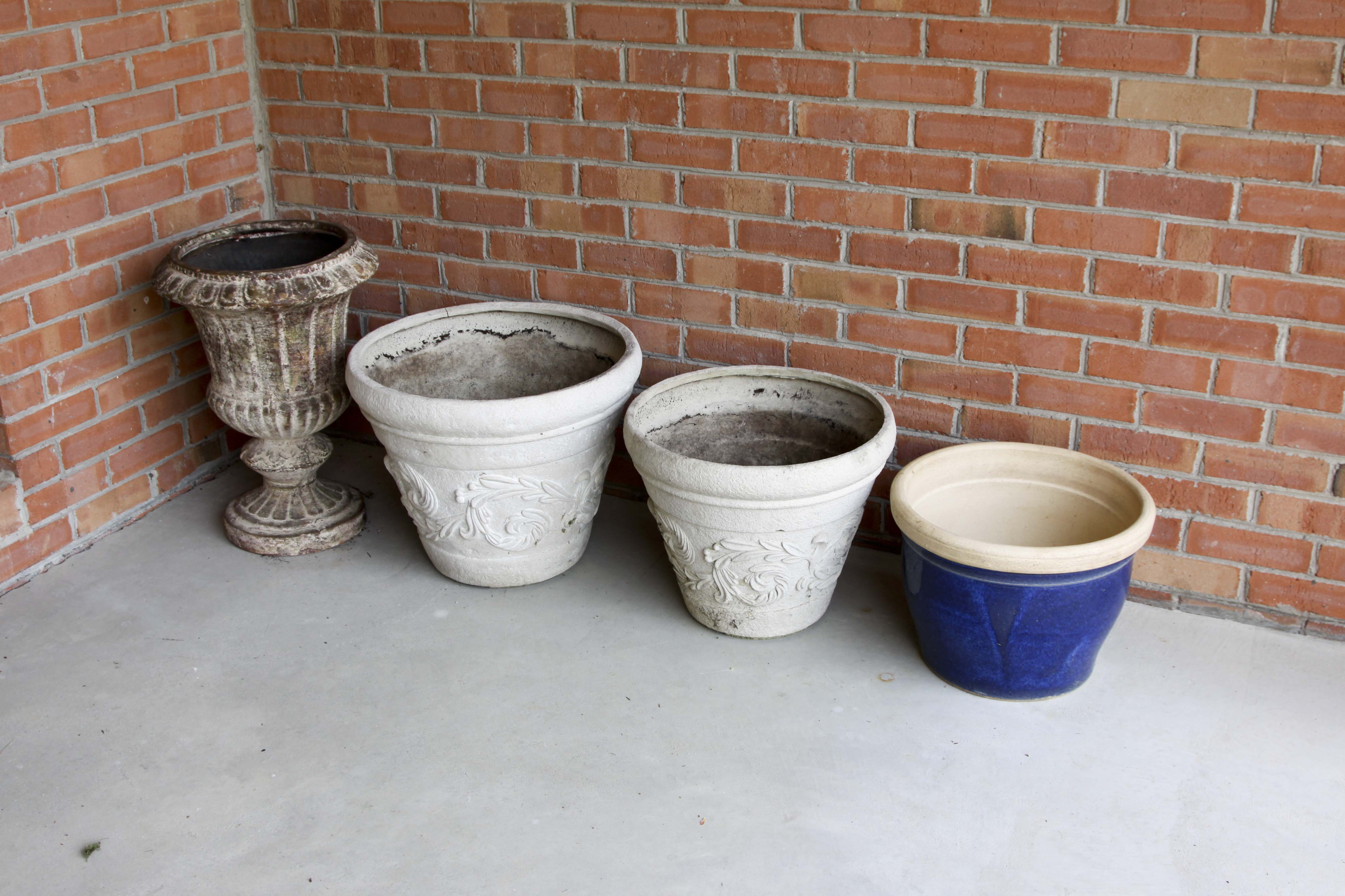 Assortment of Outdoor Planters