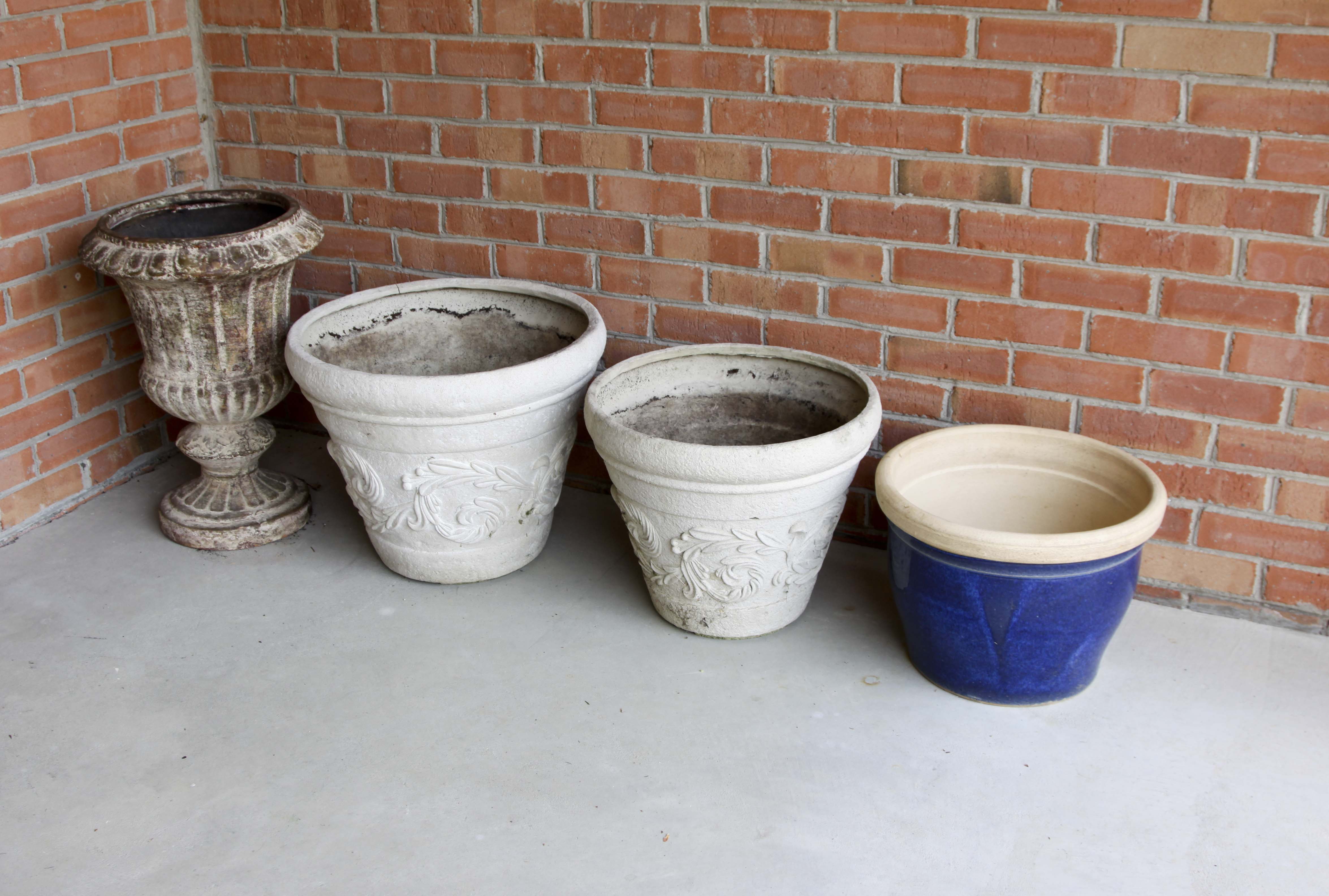 Assortment of Outdoor Planters