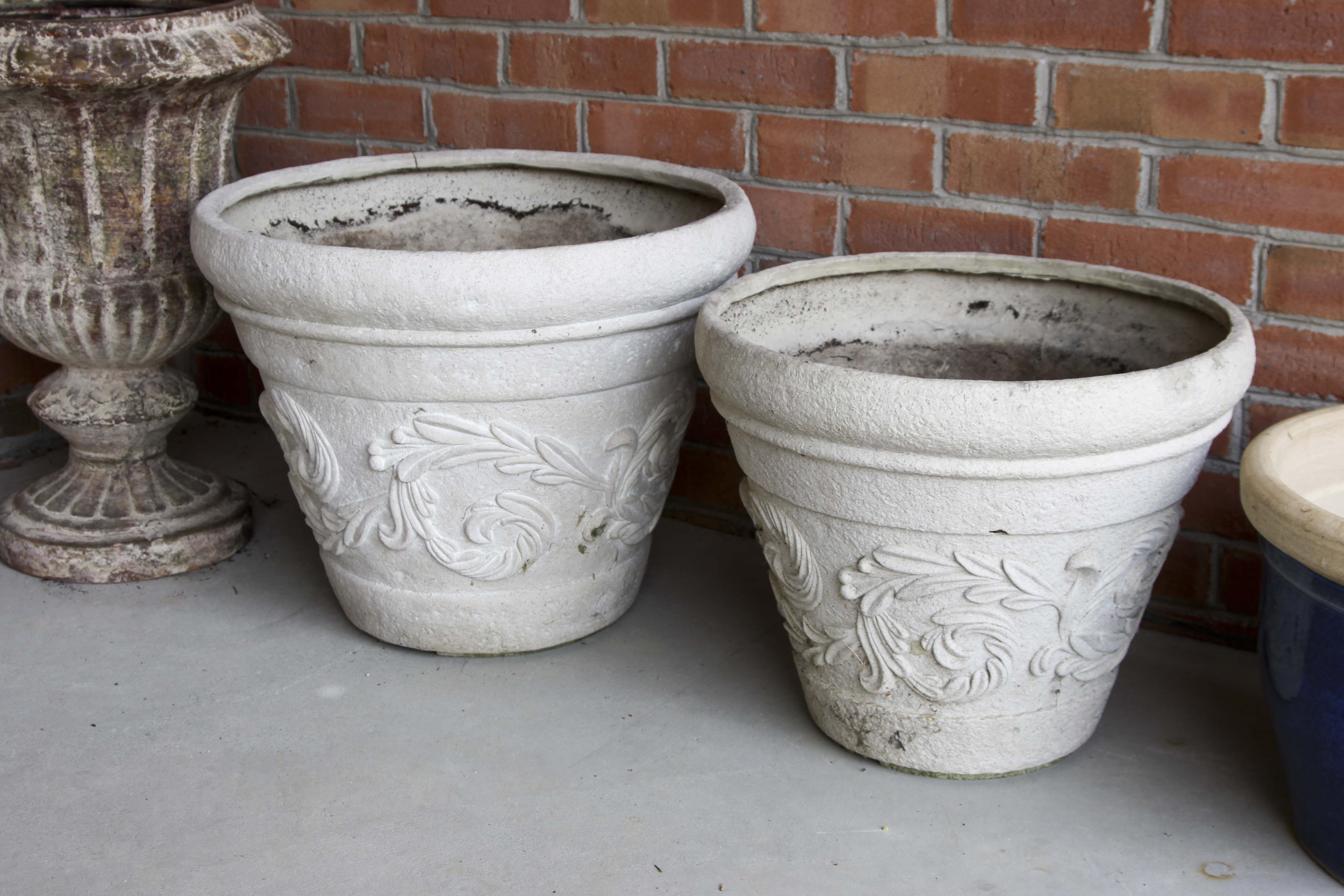 Assortment of Outdoor Planters