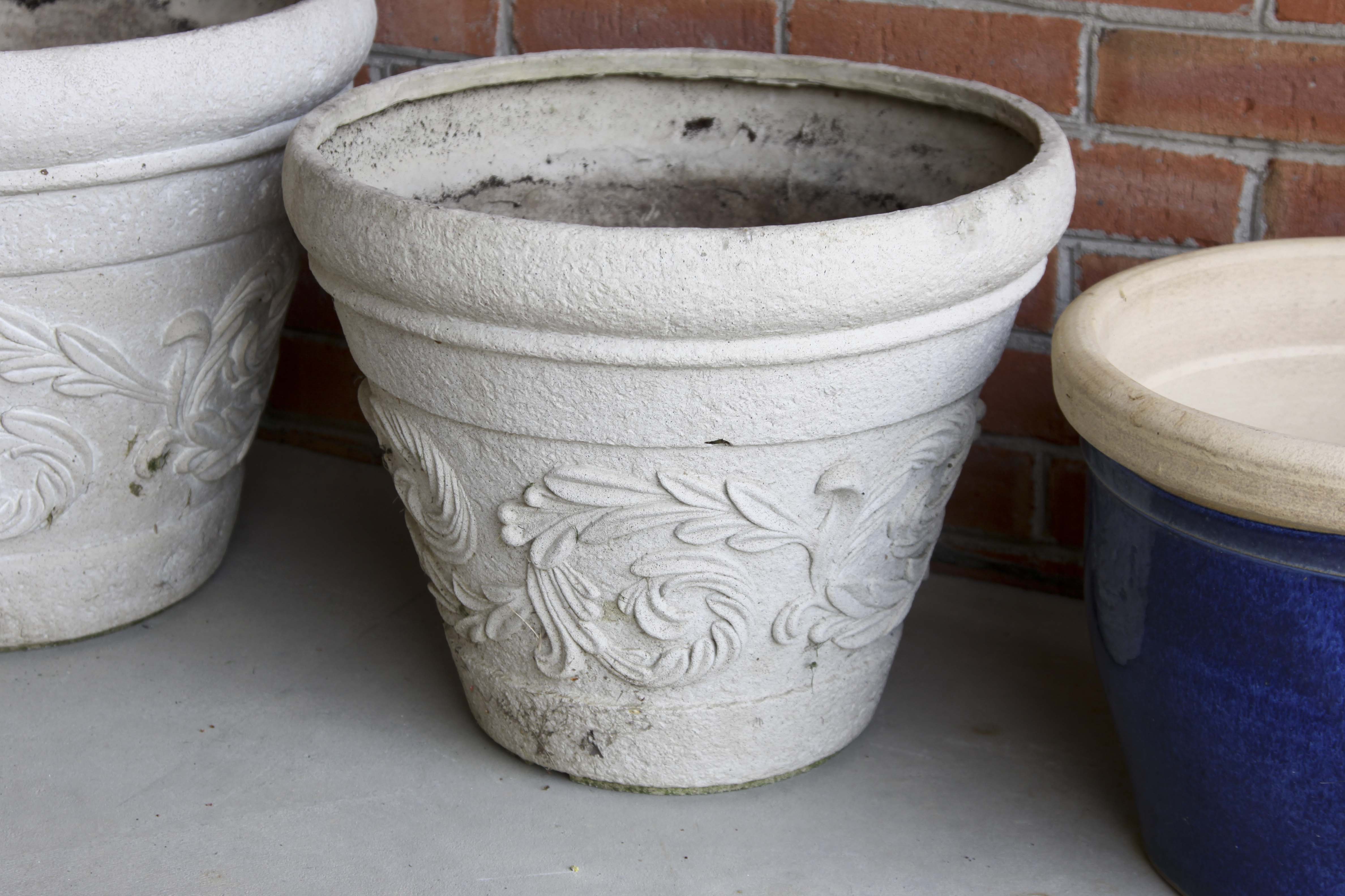 Assortment of Outdoor Planters