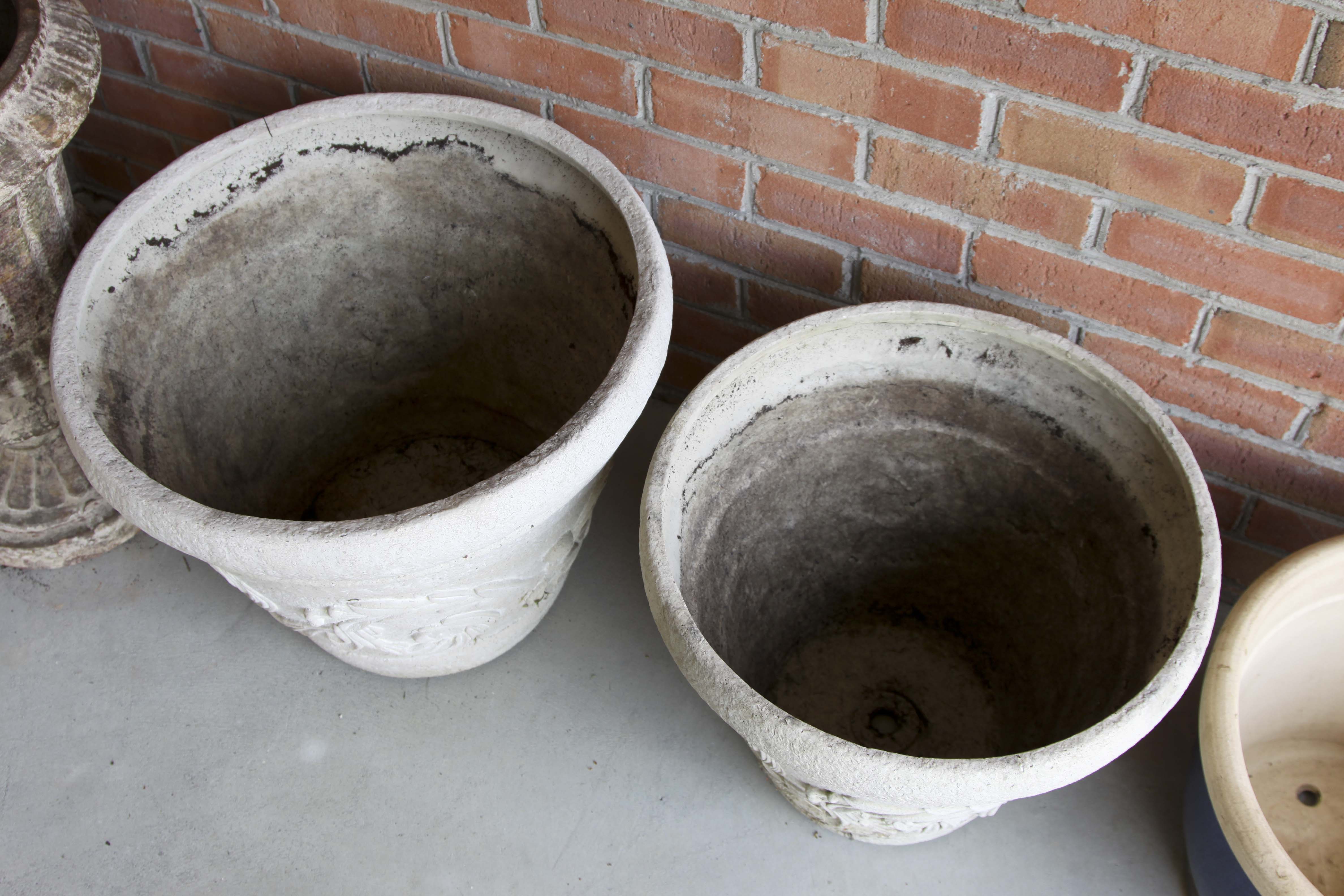 Assortment of Outdoor Planters