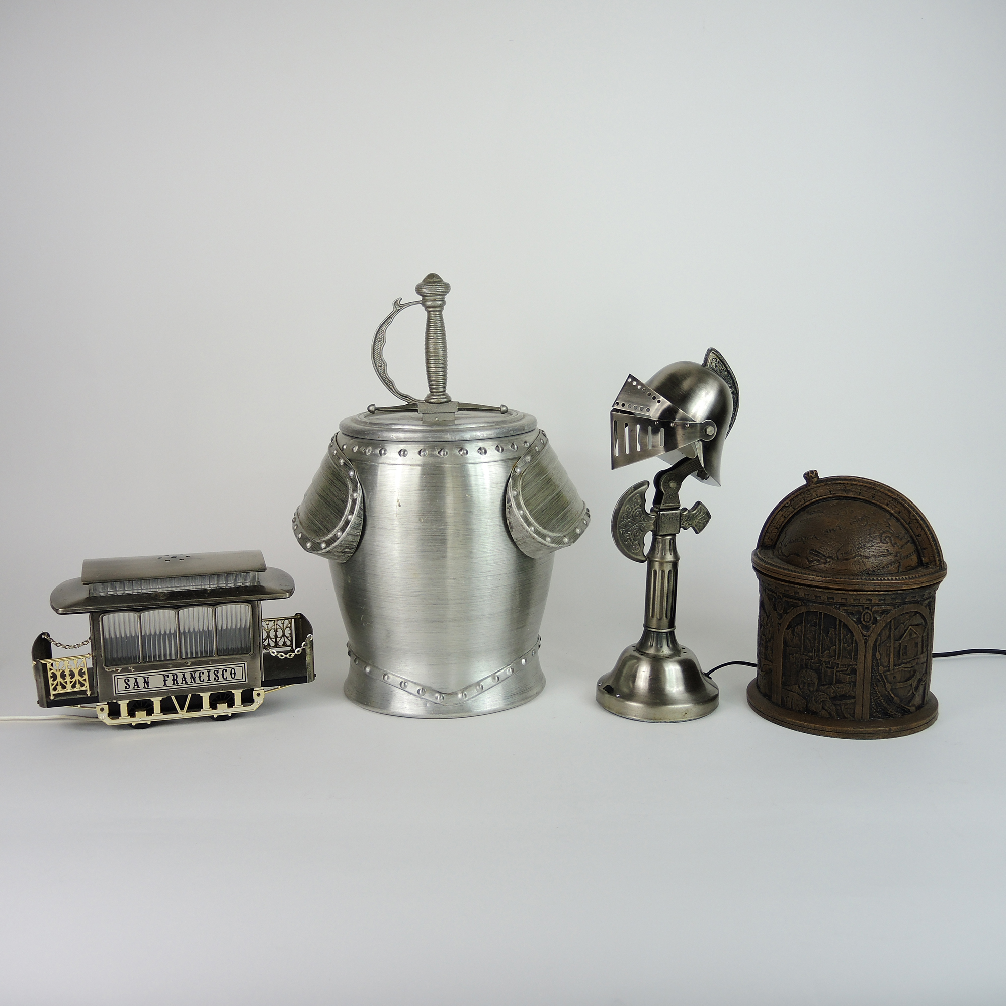 Knight Themed Table Lamp Ice Bucket and more