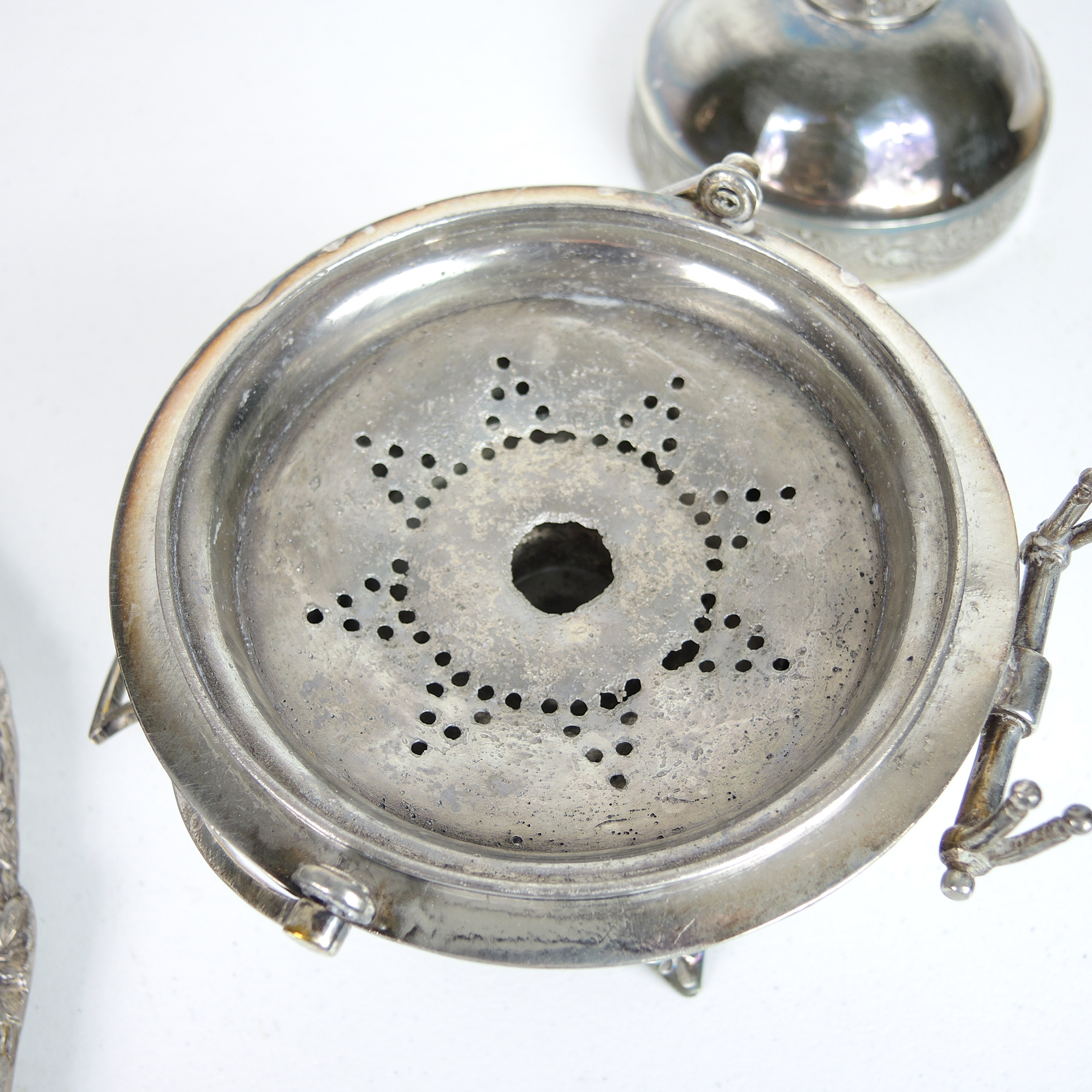 Antique Wilcox Silver Plate Co. Butter Dish, Repoussé Serving Tray and More