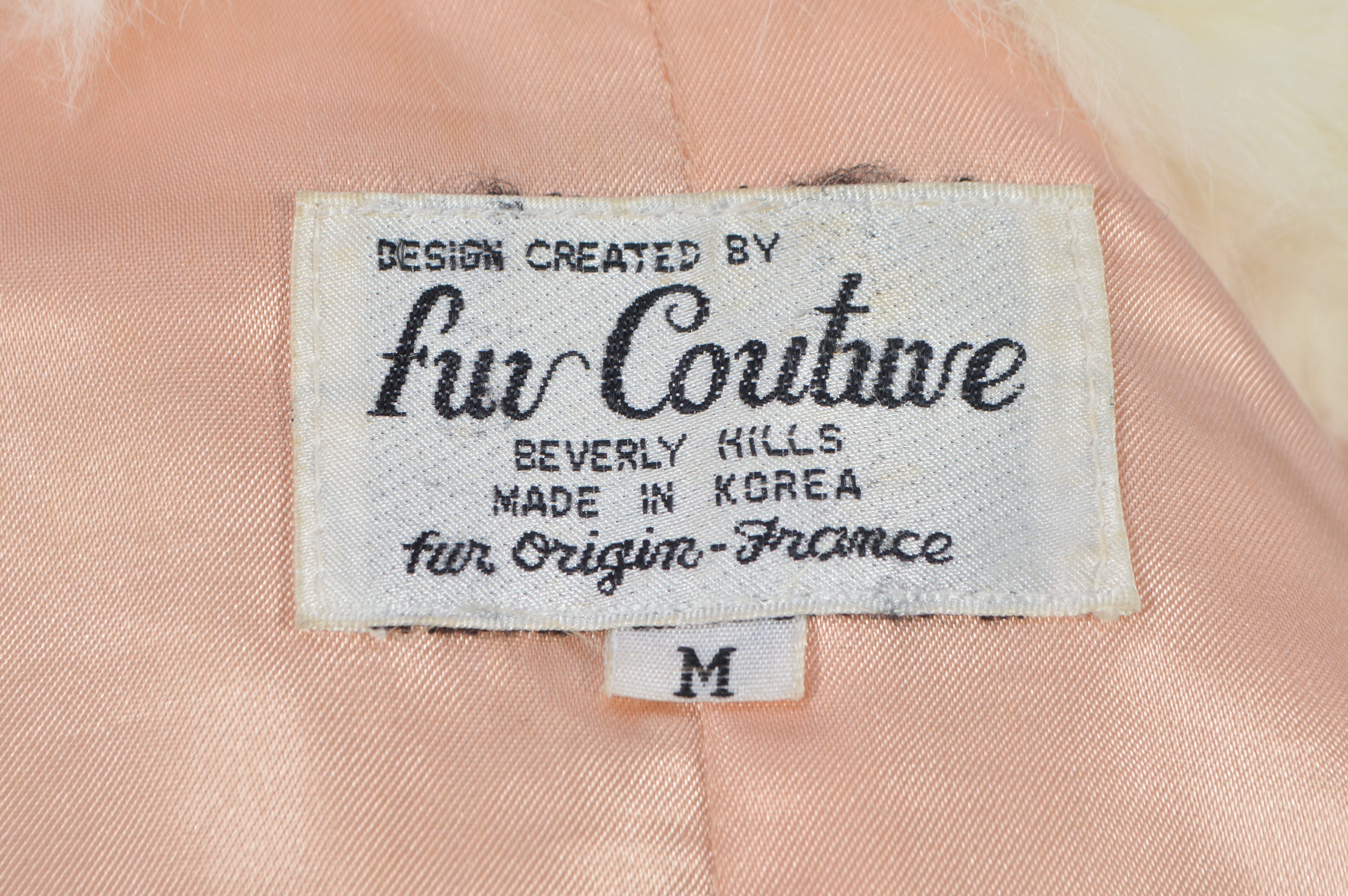 Vintage Rabbit Fur Jacket