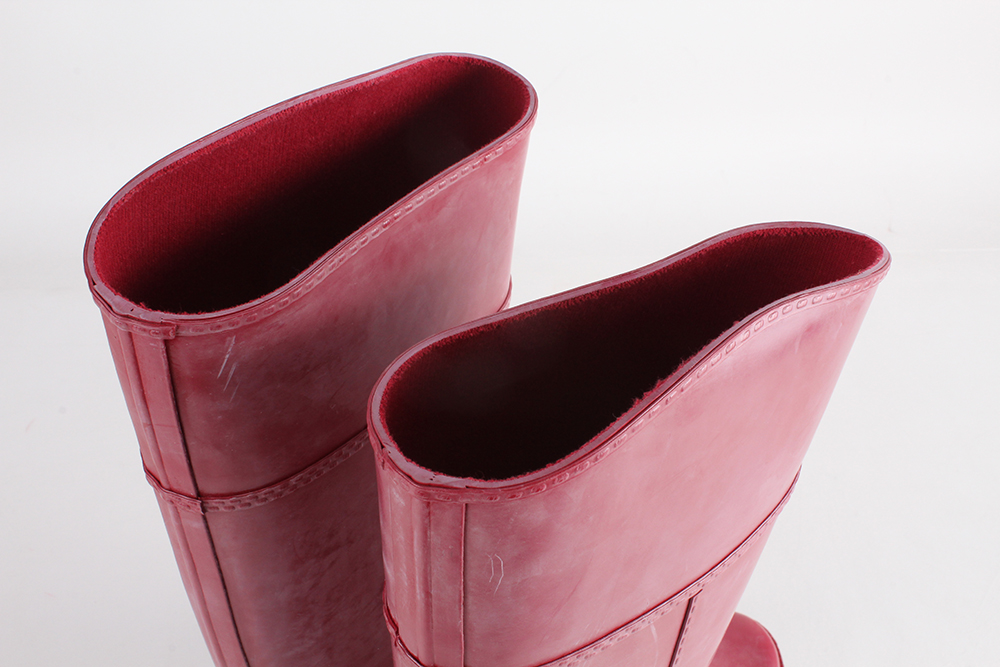 Michael Kors Women's Red Rubber Rain Boots