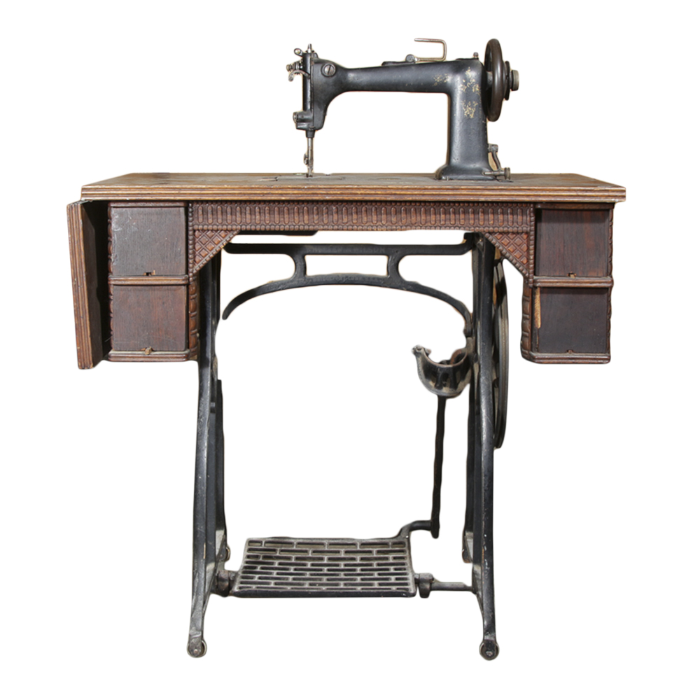 Antique Wheeler and Wilson Sewing Machine and Table