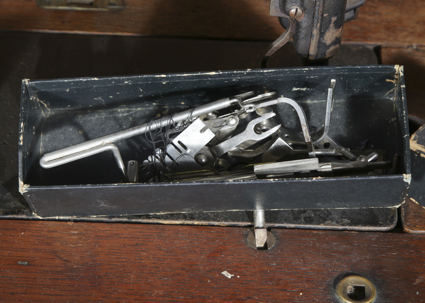 Antique Wheeler and Wilson Sewing Machine and Table