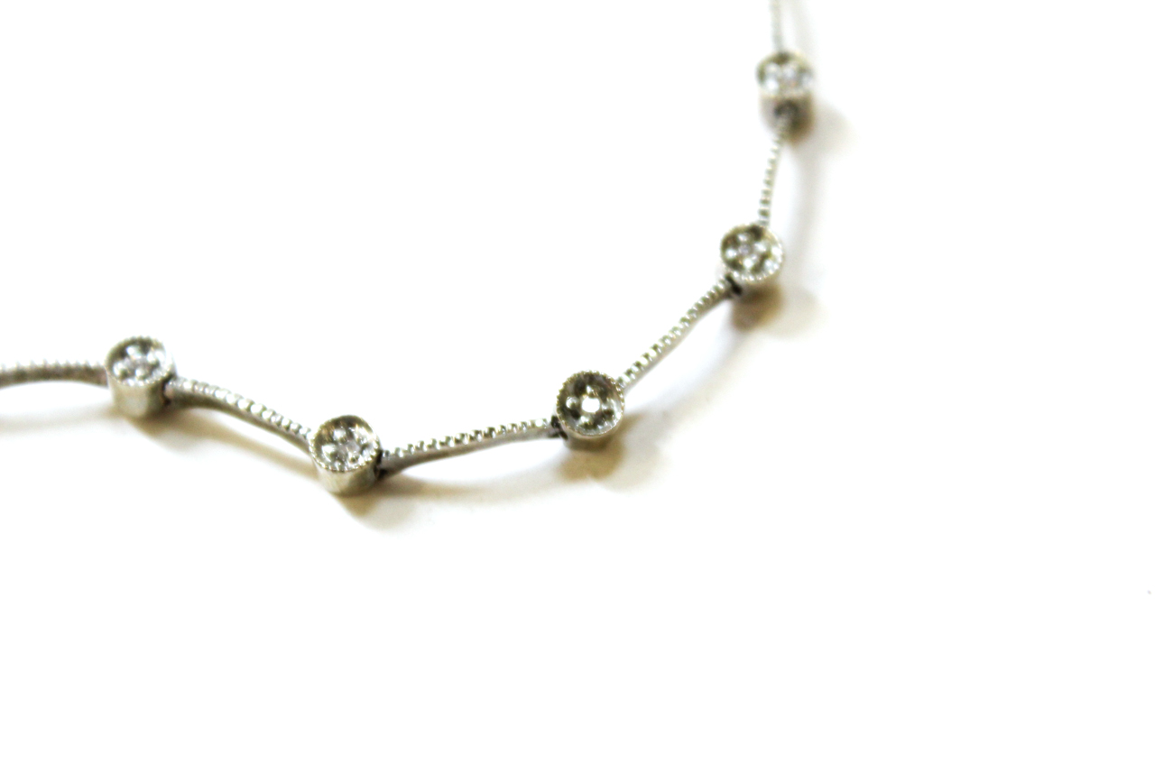 Sterling Silver And Cubic Zirconia Bracelet