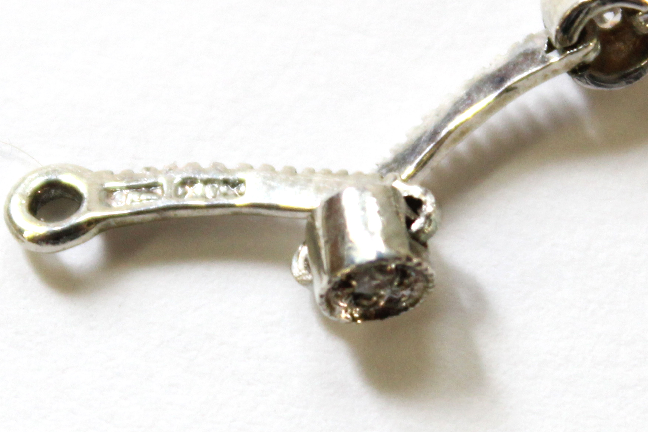 Sterling Silver And Cubic Zirconia Bracelet