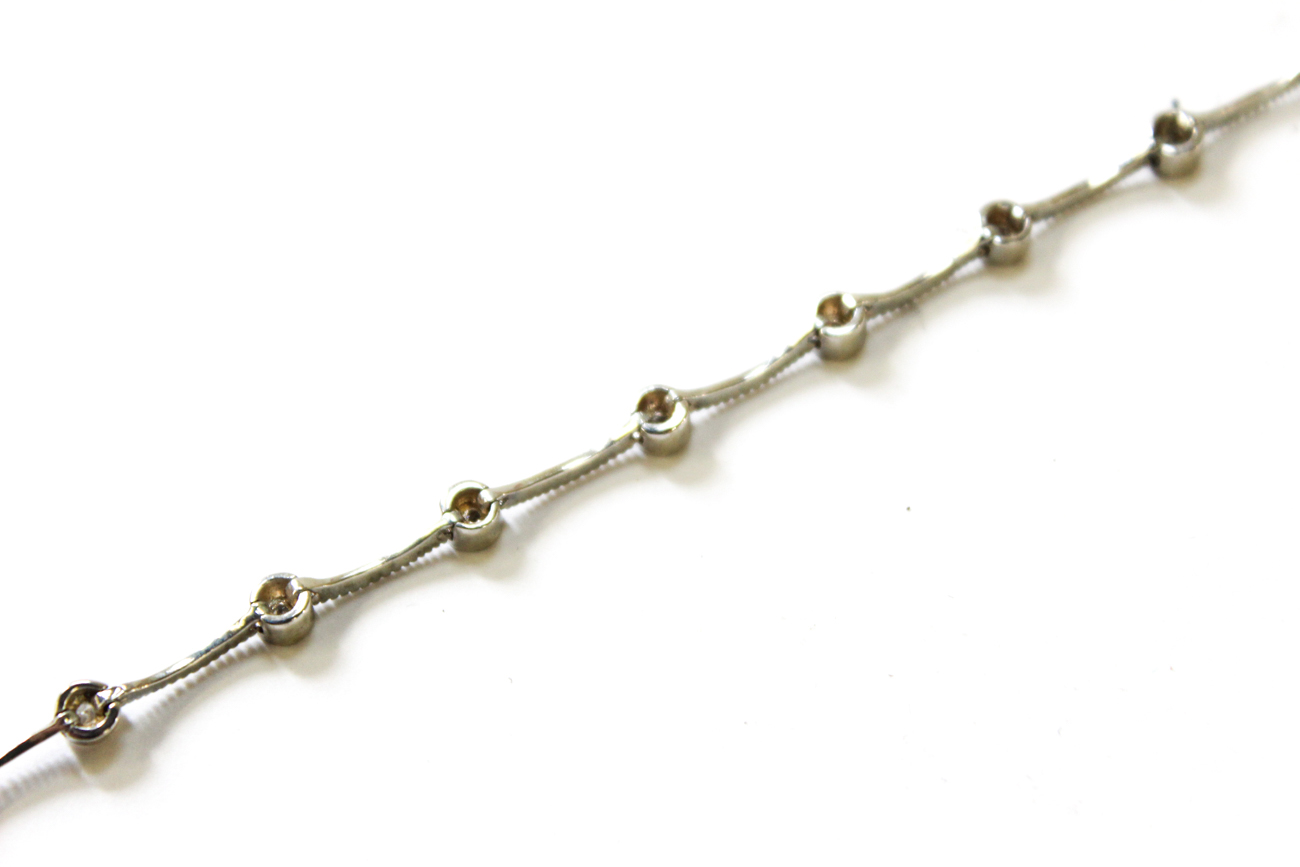 Sterling Silver And Cubic Zirconia Bracelet