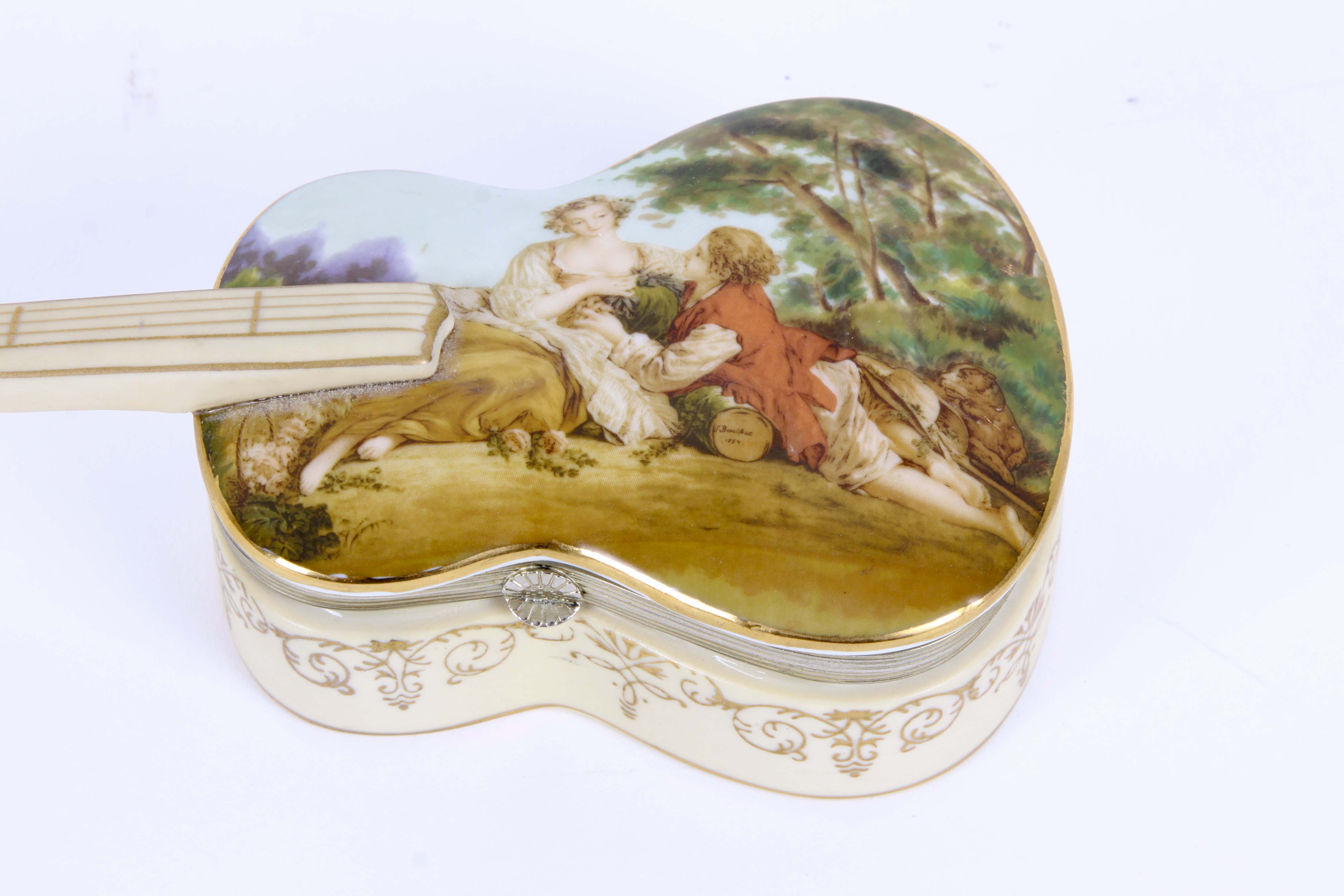 Vintage Lego Porcelain Music Box