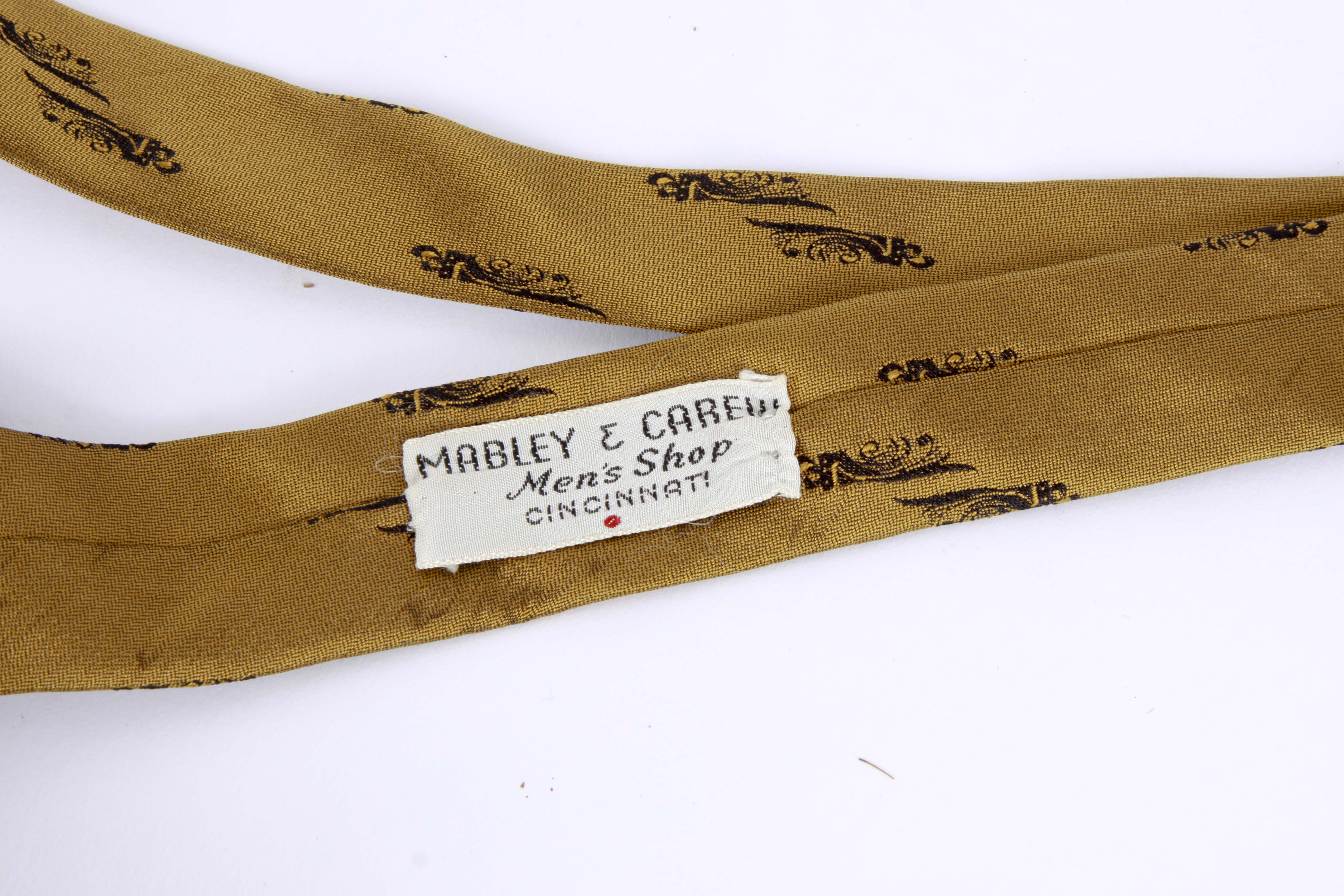 Vintage Suitcase and Tie Assortment