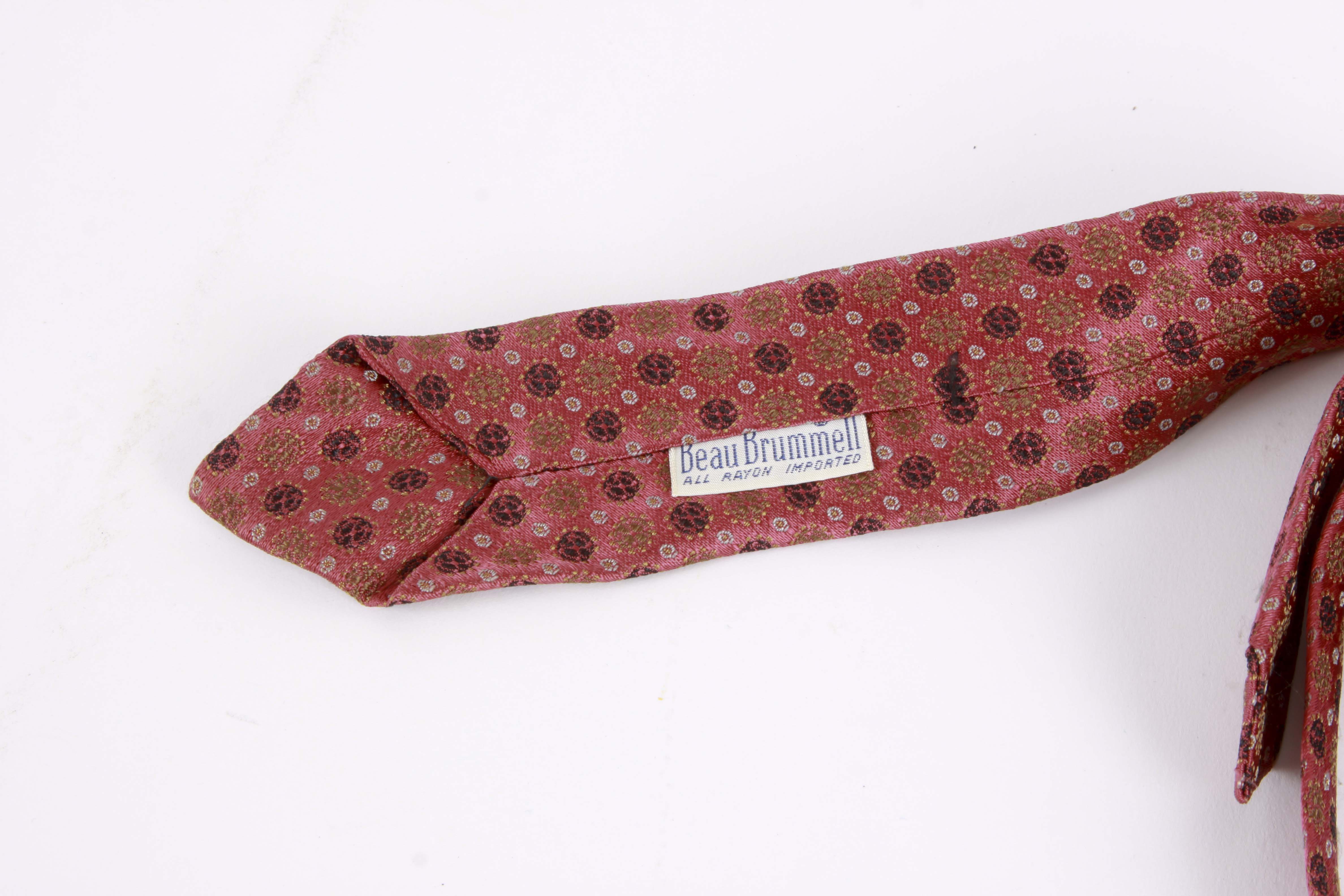 Vintage Suitcase and Tie Assortment