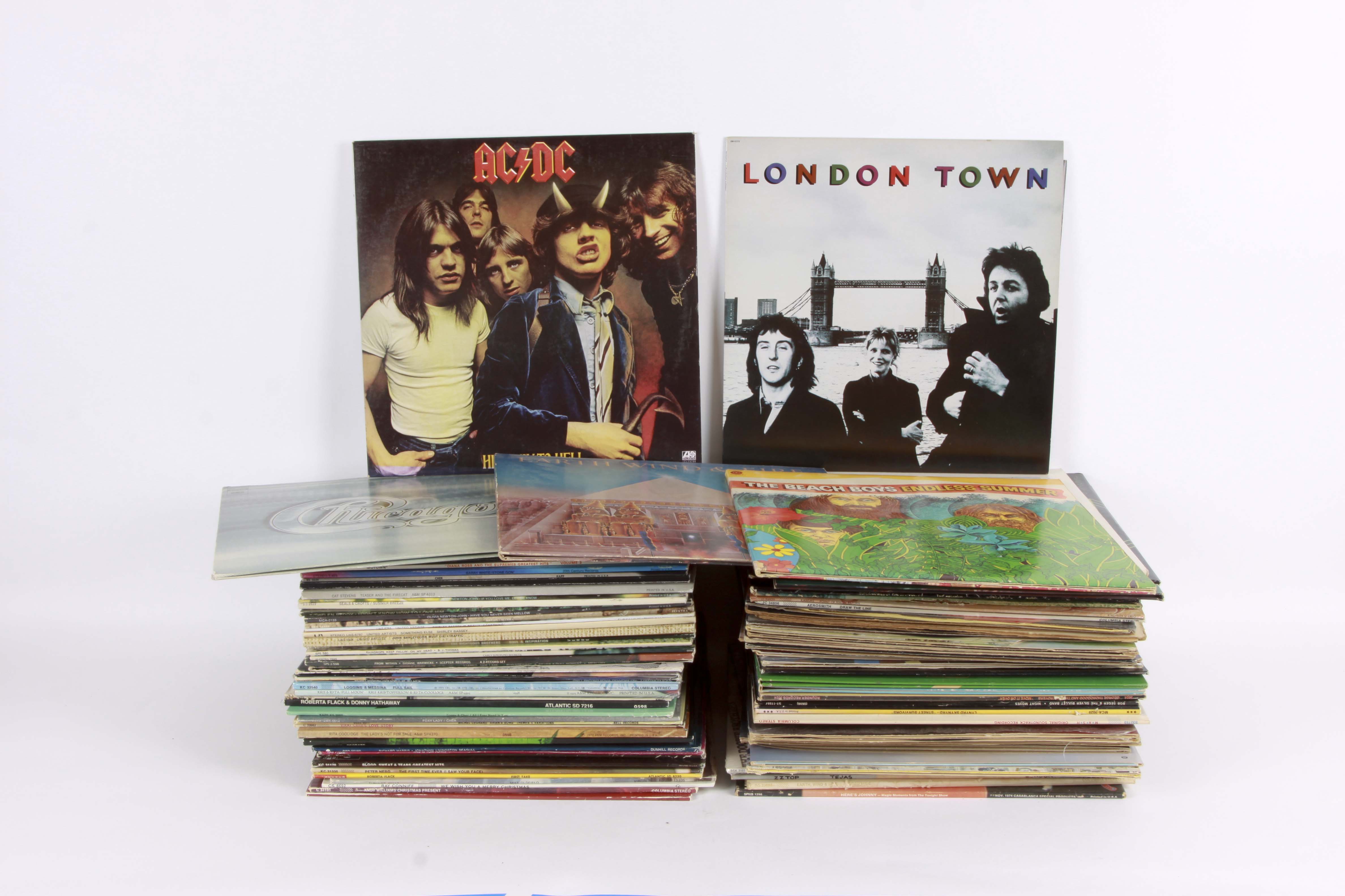 Charley Harper Cover WEBN Comp, Paul McCartney, AC/DC, Other LPs