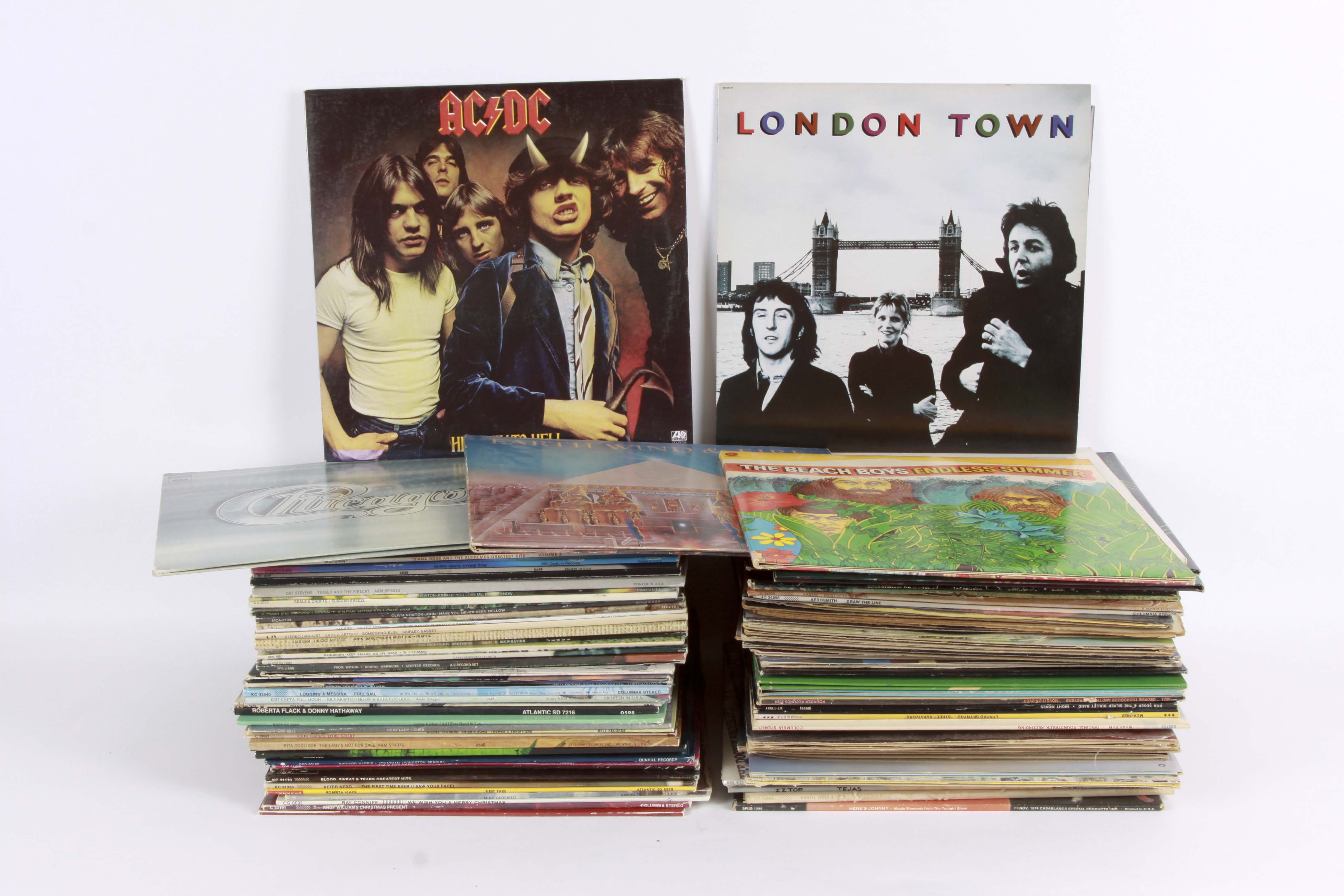 Charley Harper Cover WEBN Comp, Paul McCartney, AC/DC, Other LPs