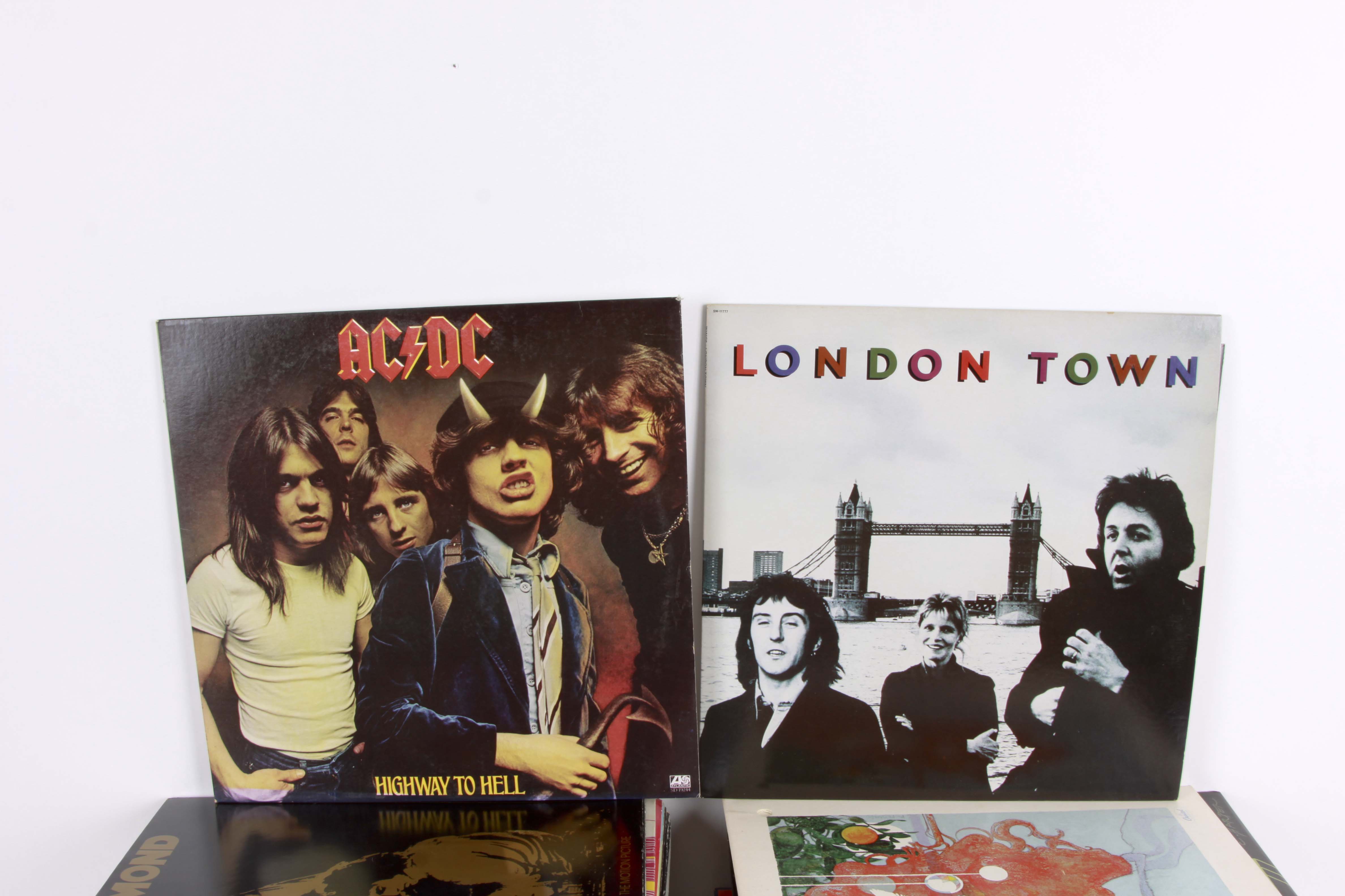 Charley Harper Cover WEBN Comp, Paul McCartney, AC/DC, Other LPs