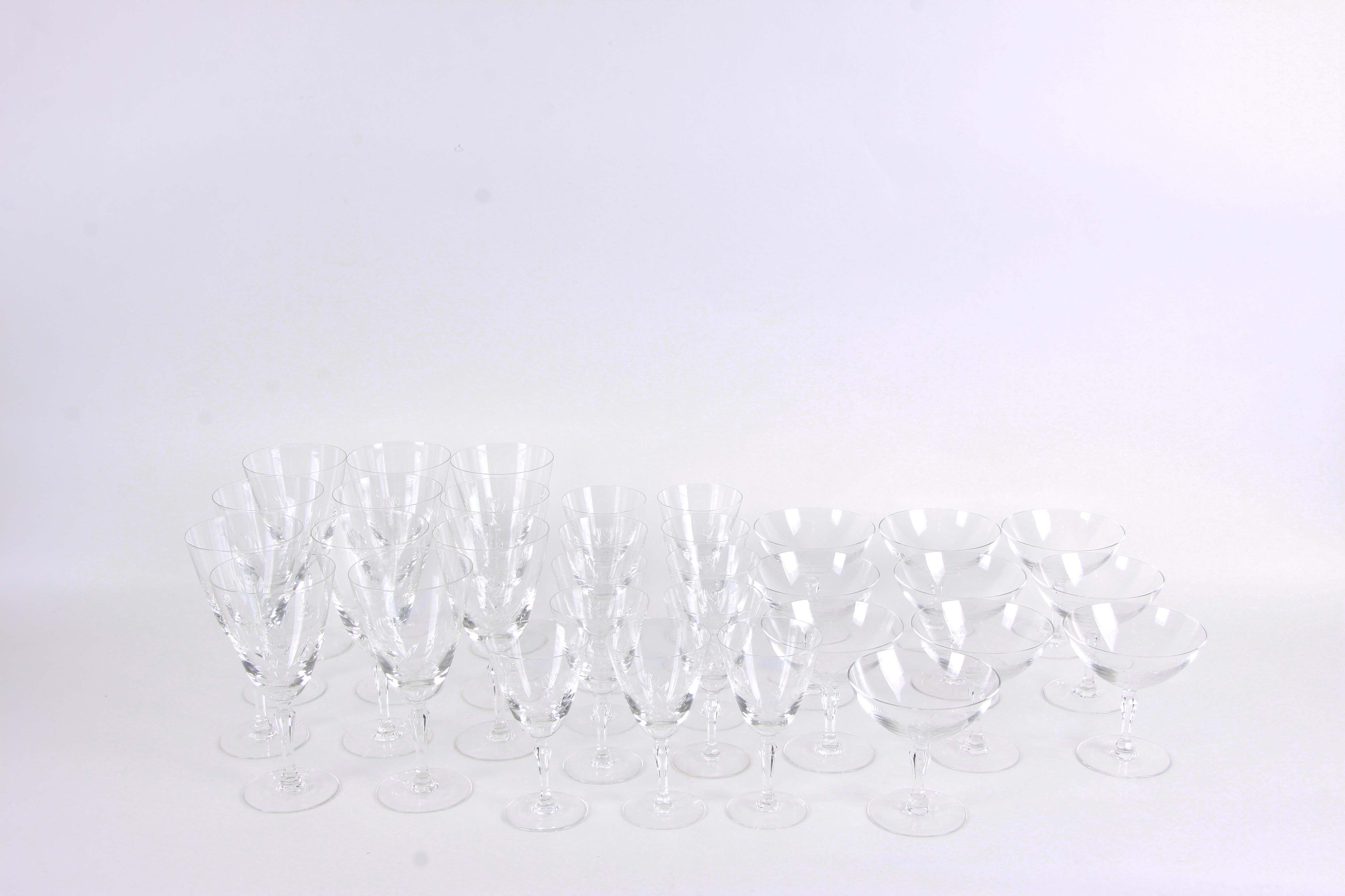 Noritake "Plumrose"  Crystal Glass Assortment