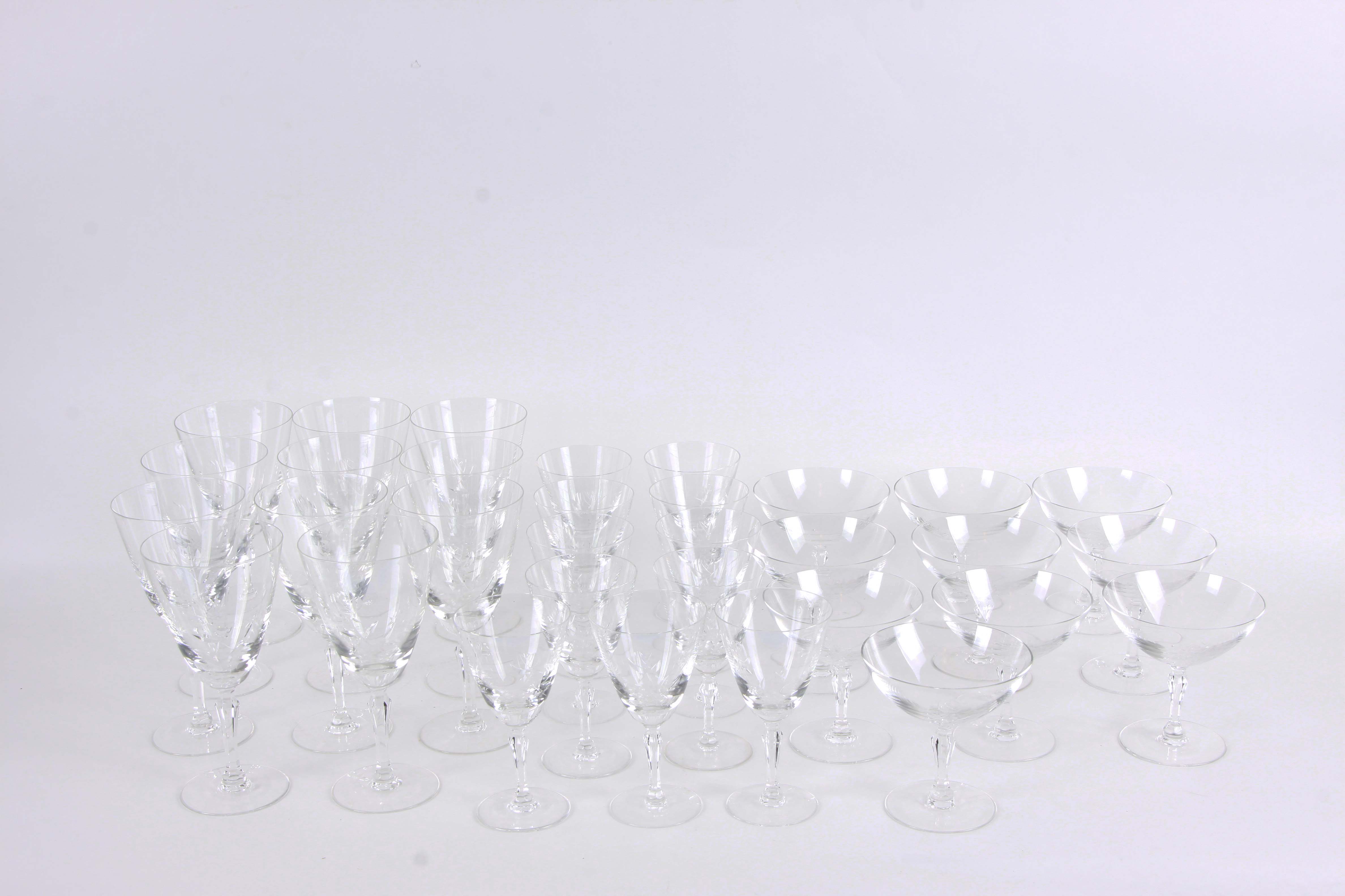 Noritake "Plumrose"  Crystal Glass Assortment