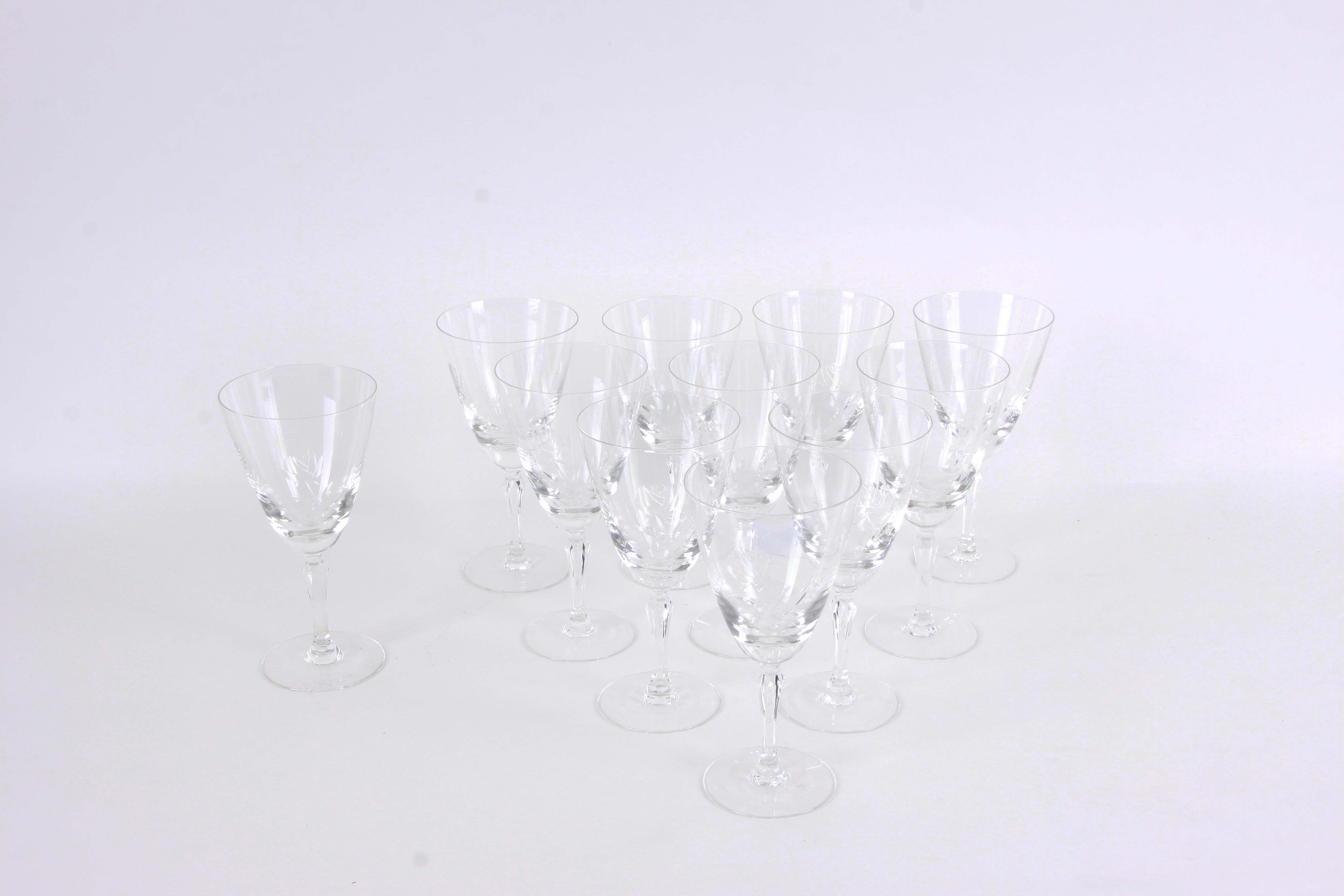 Noritake "Plumrose"  Crystal Glass Assortment