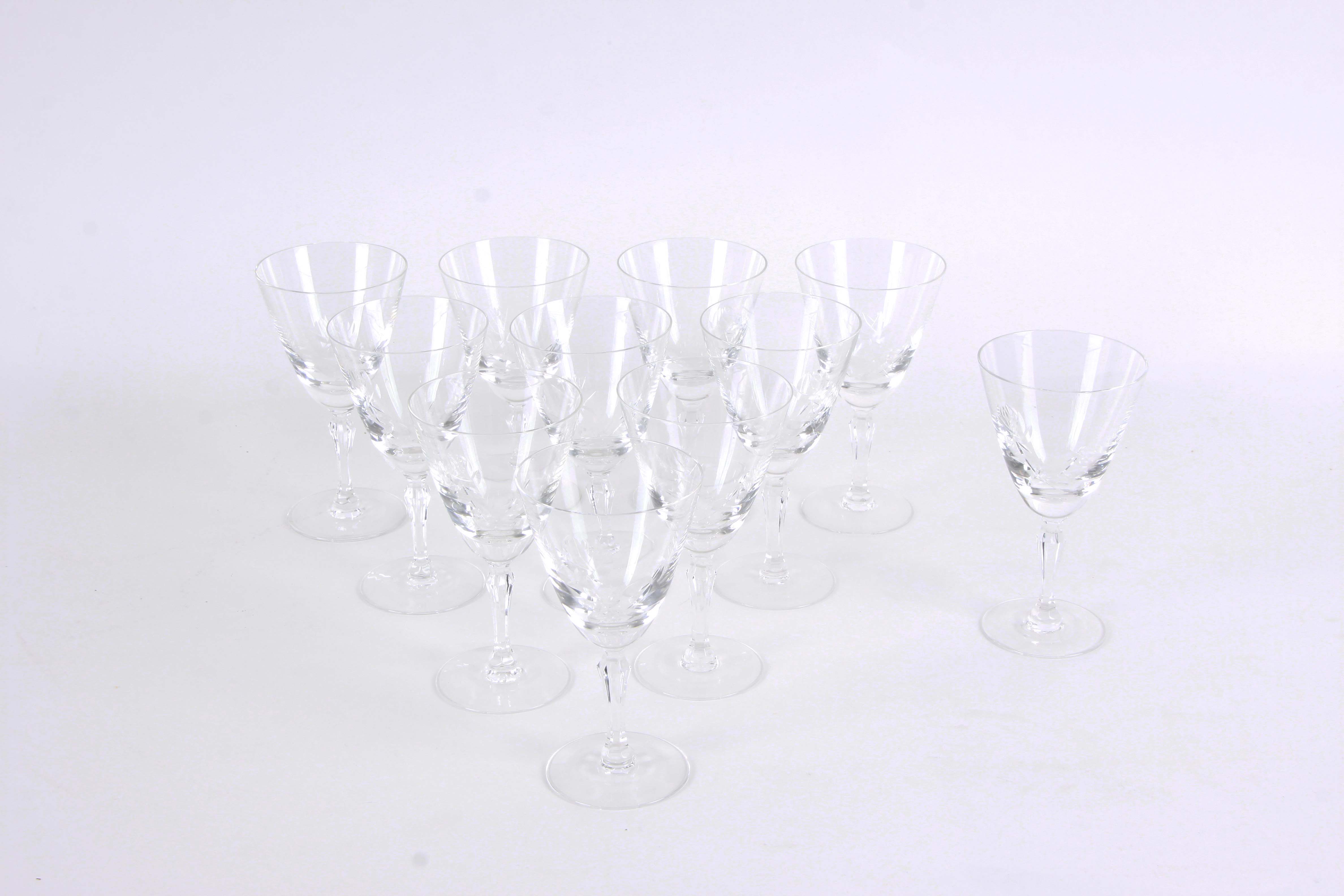 Noritake "Plumrose"  Crystal Glass Assortment