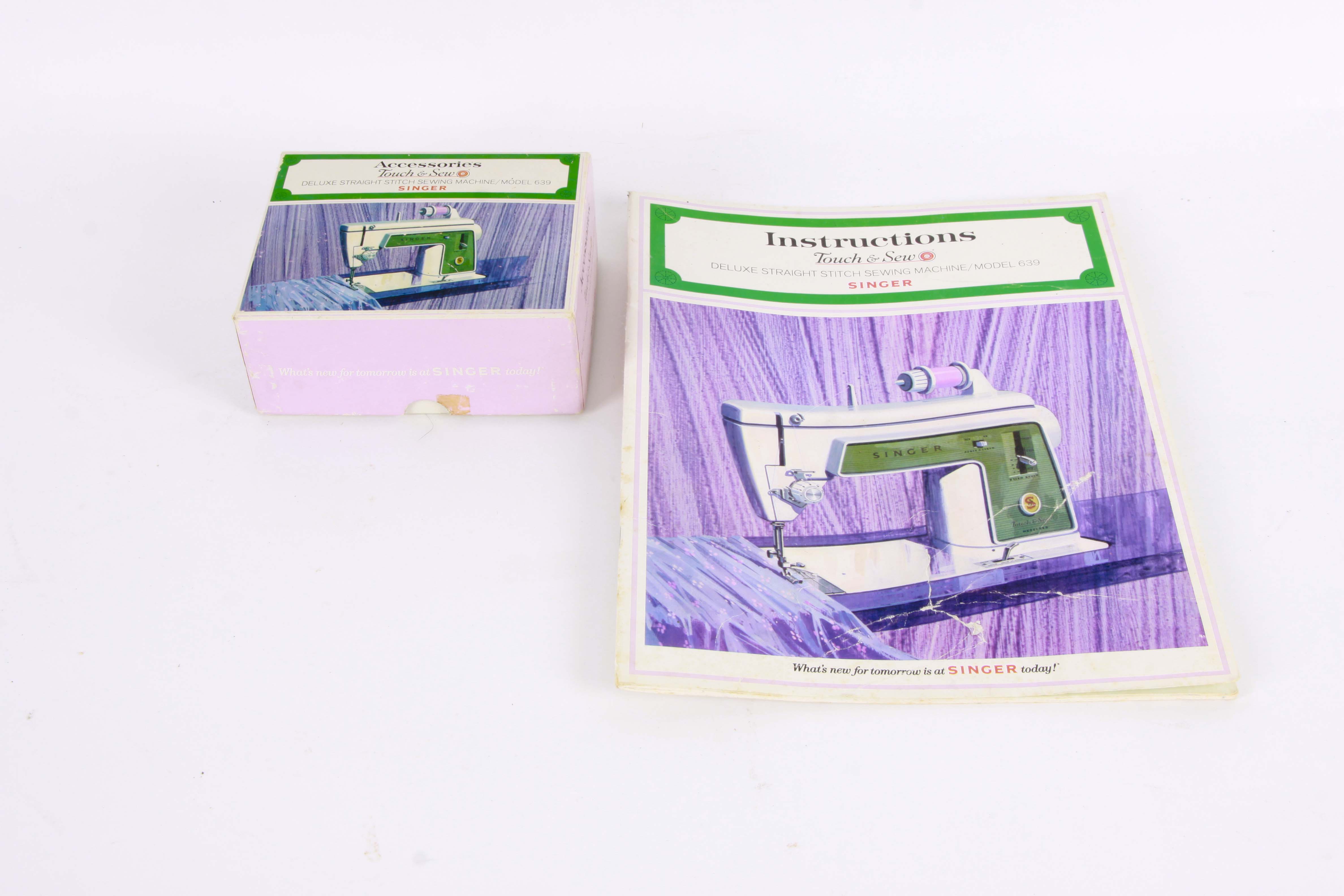 Singer "Touch and Sew" Sewing Machine