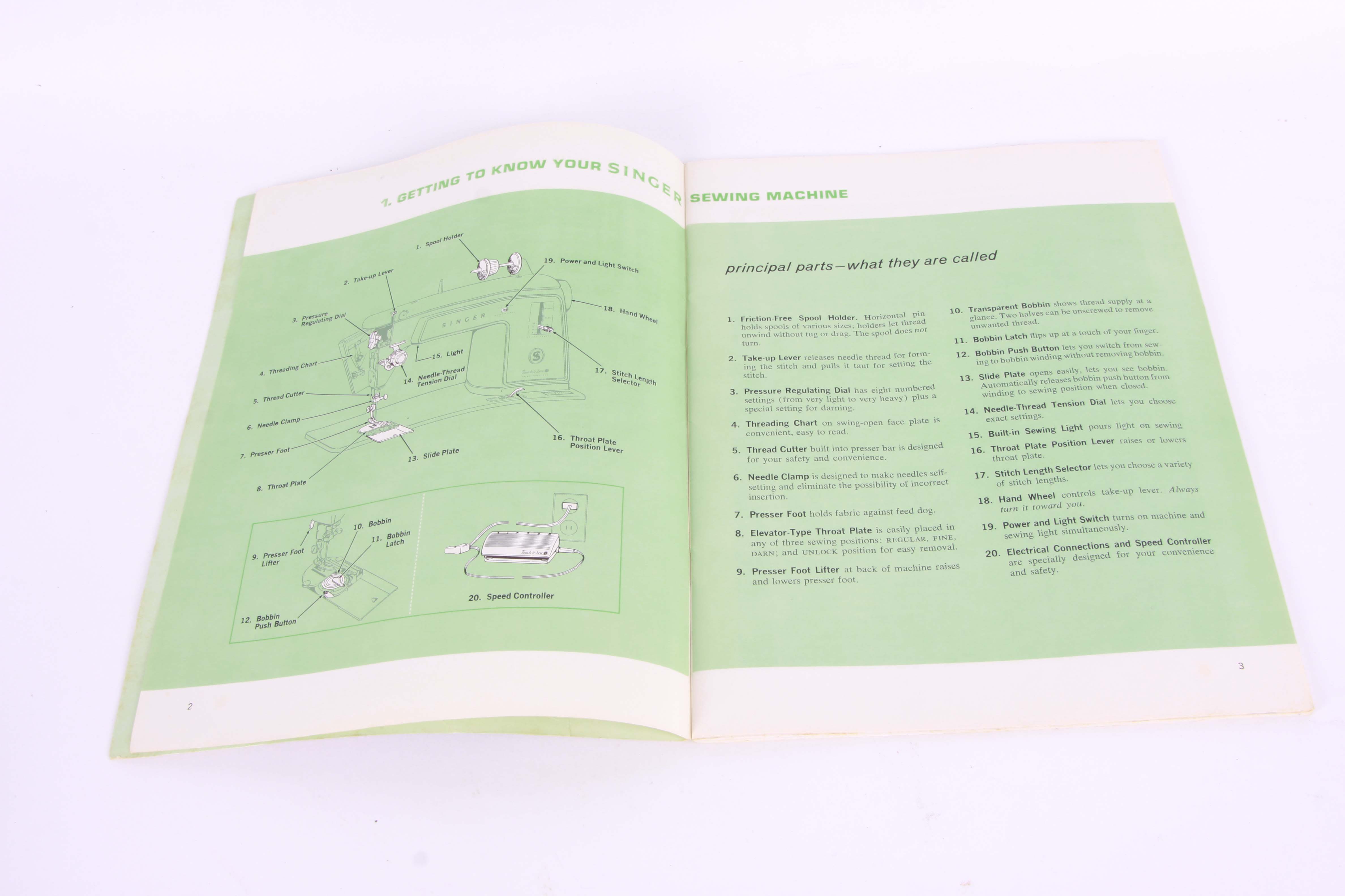 Singer "Touch and Sew" Sewing Machine