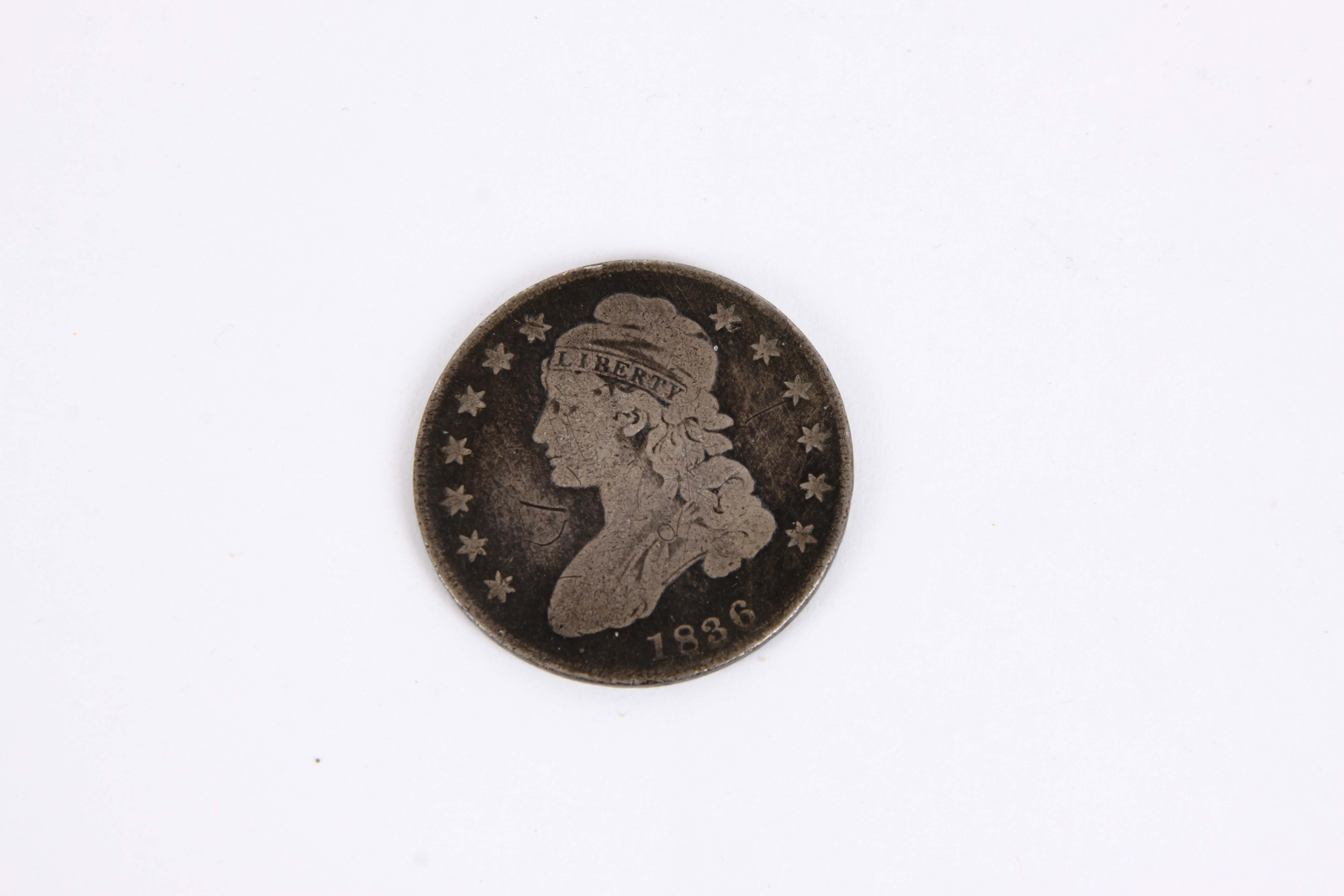 1836 Capped Bust Silver Half Dollar