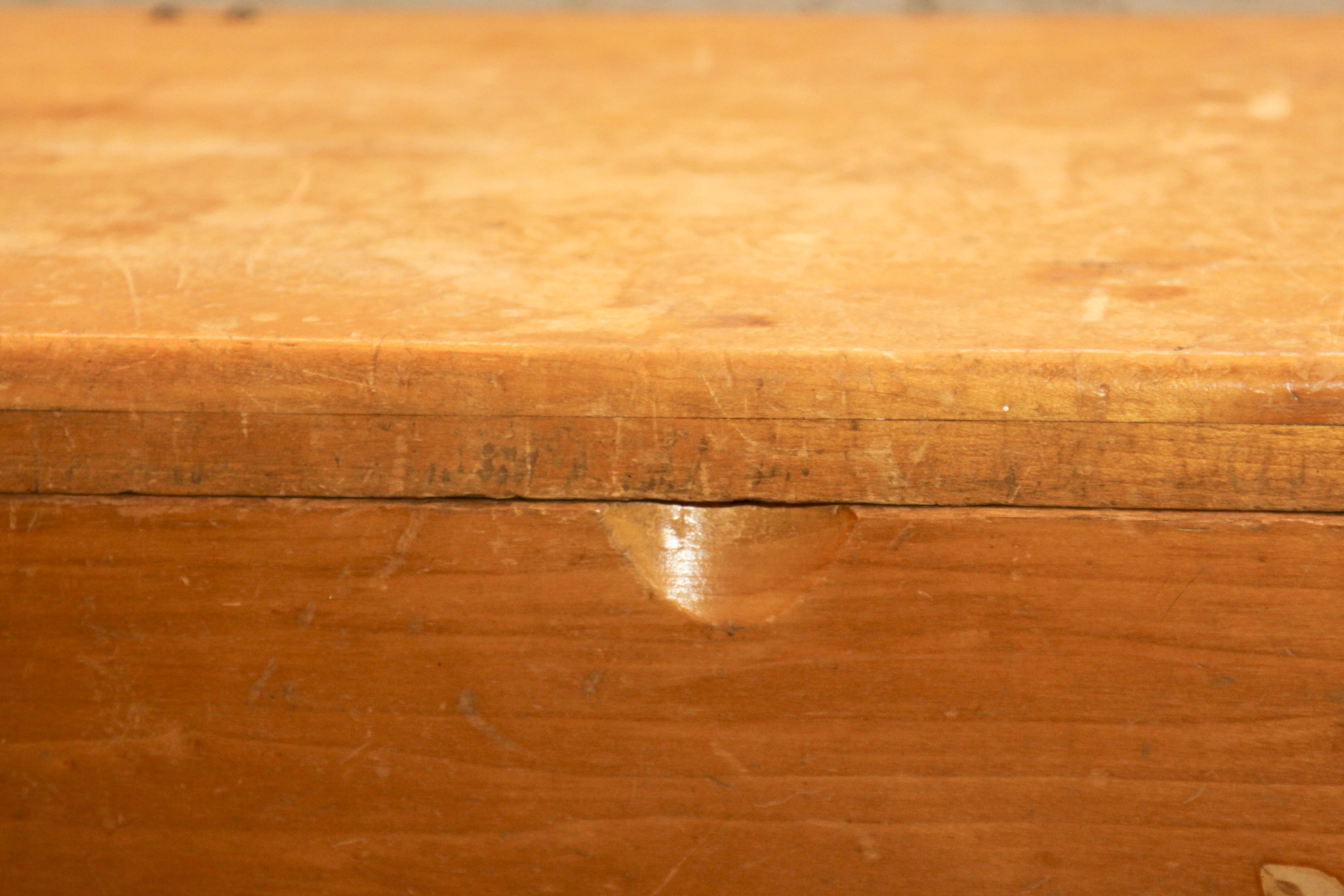 Vintage Wooden Toy Chest