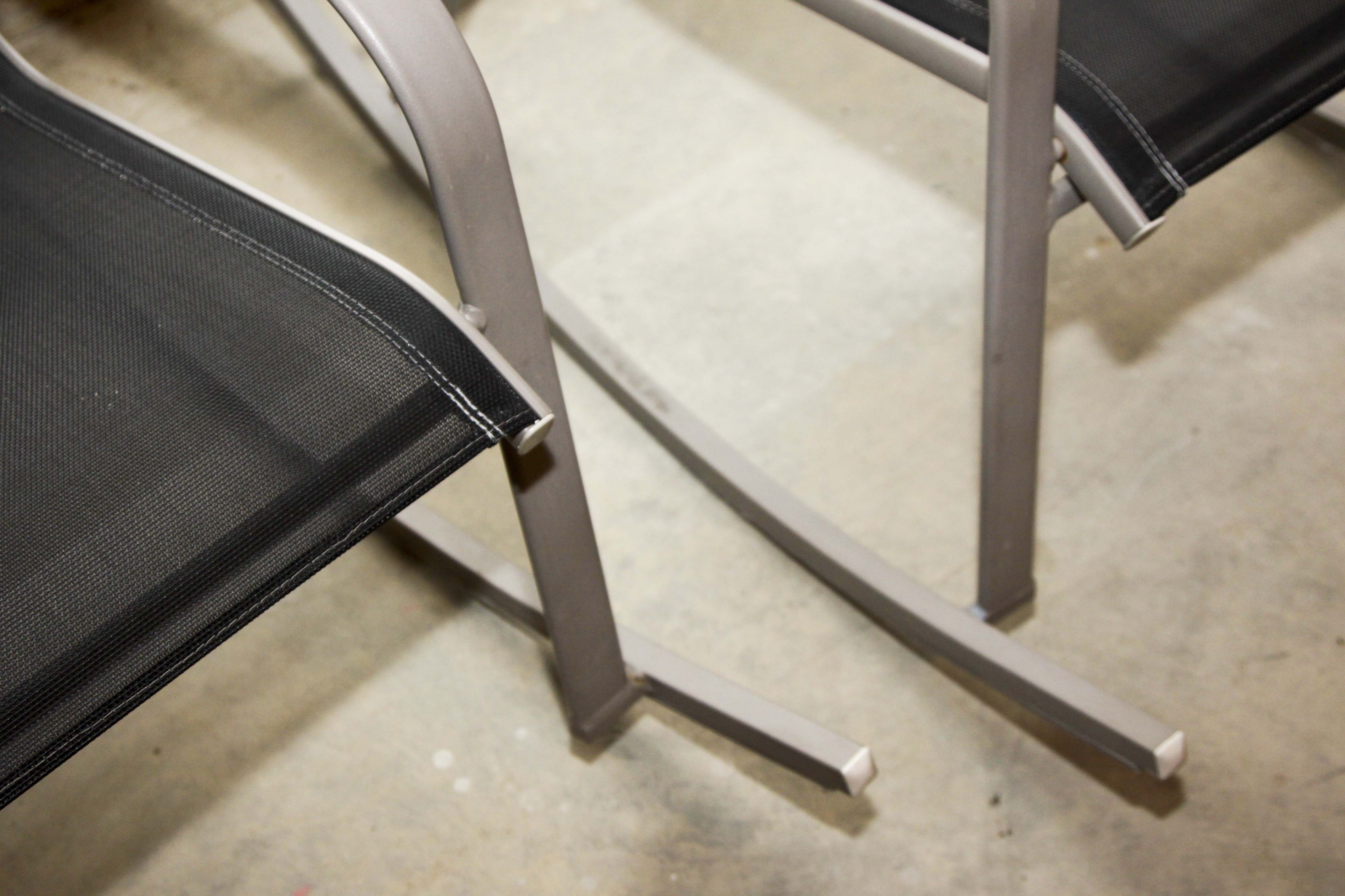 Pair of Outdoor Metal Rocking Chairs